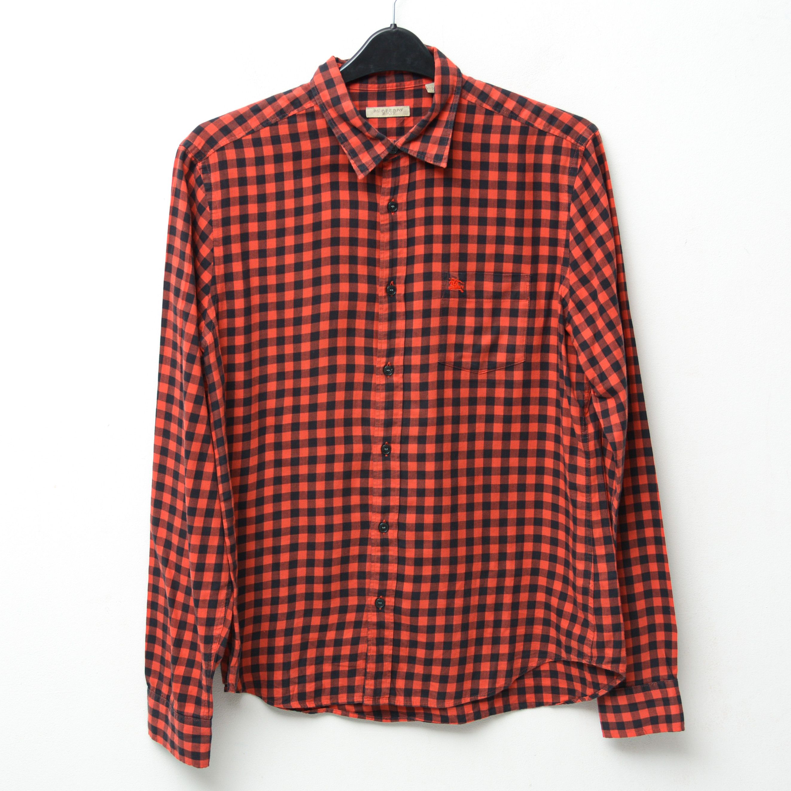 Burberry × Designer Brit M oversized / L fitted Casual Shirt Long Sleeved Size US XL / EU 56 / 4 - 1 Thumbnail