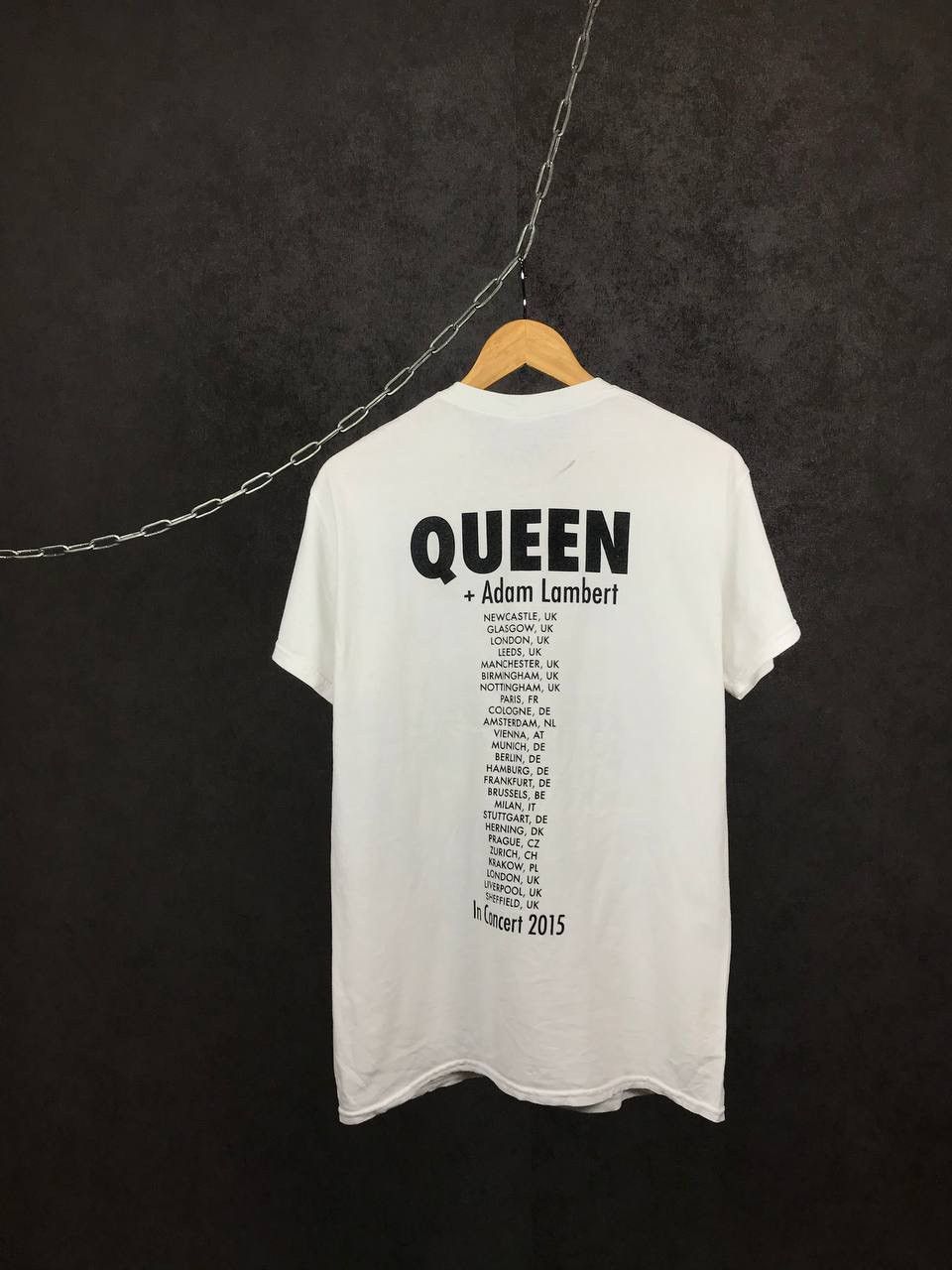 Band Tees × Vintage Queen x Adam Lambert vintage rock band tour tee Size US M / EU 48-50 / 2 - 5 Thumbnail