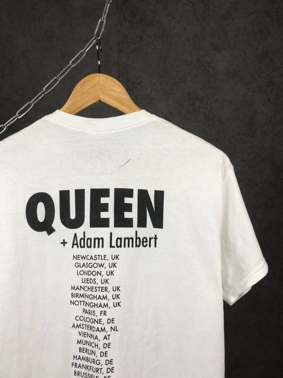 Band Tees × Vintage Queen x Adam Lambert vintage rock band tour tee Size US M / EU 48-50 / 2 - 6 Thumbnail