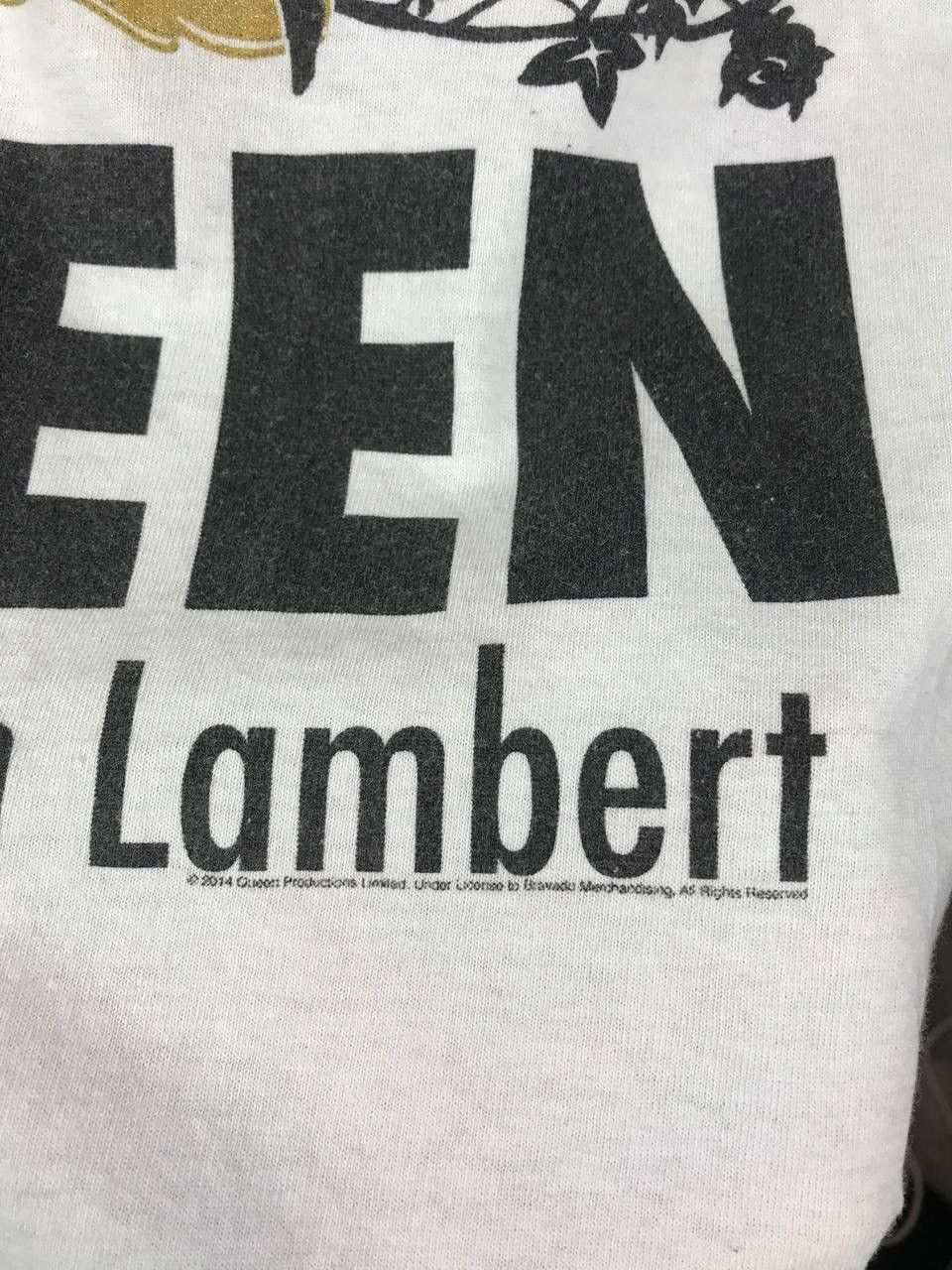Band Tees × Vintage Queen x Adam Lambert vintage rock band tour tee Size US M / EU 48-50 / 2 - 4 Thumbnail