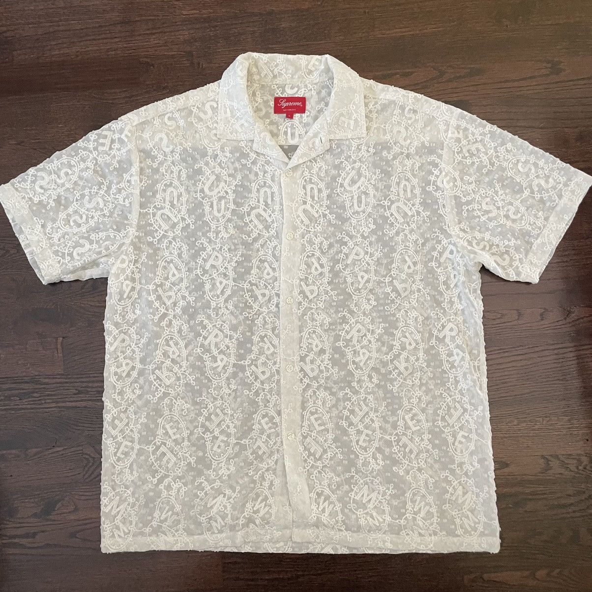 Supreme Supreme Chainstitch Chiffon S/S Shirt | Grailed