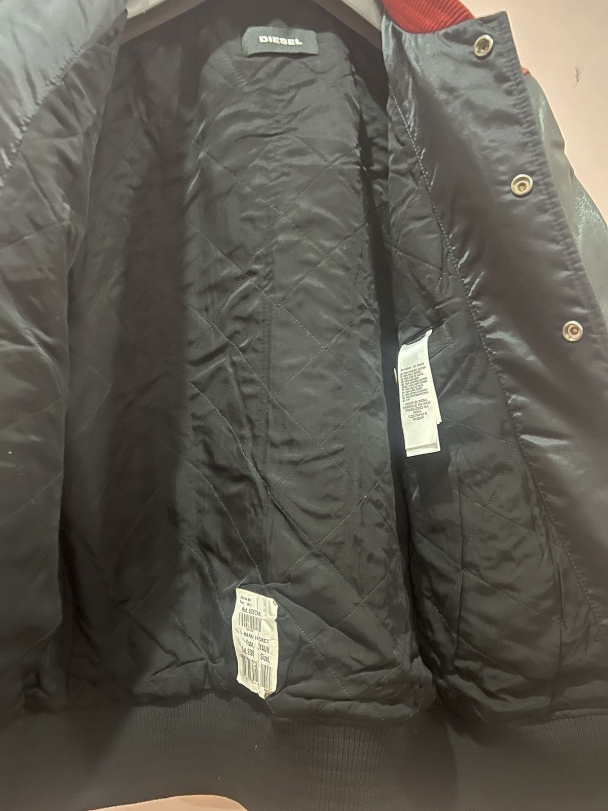 Diesel Diesel L- HARU leather jacket Size US L / EU 52-54 / 3 - 5 Thumbnail