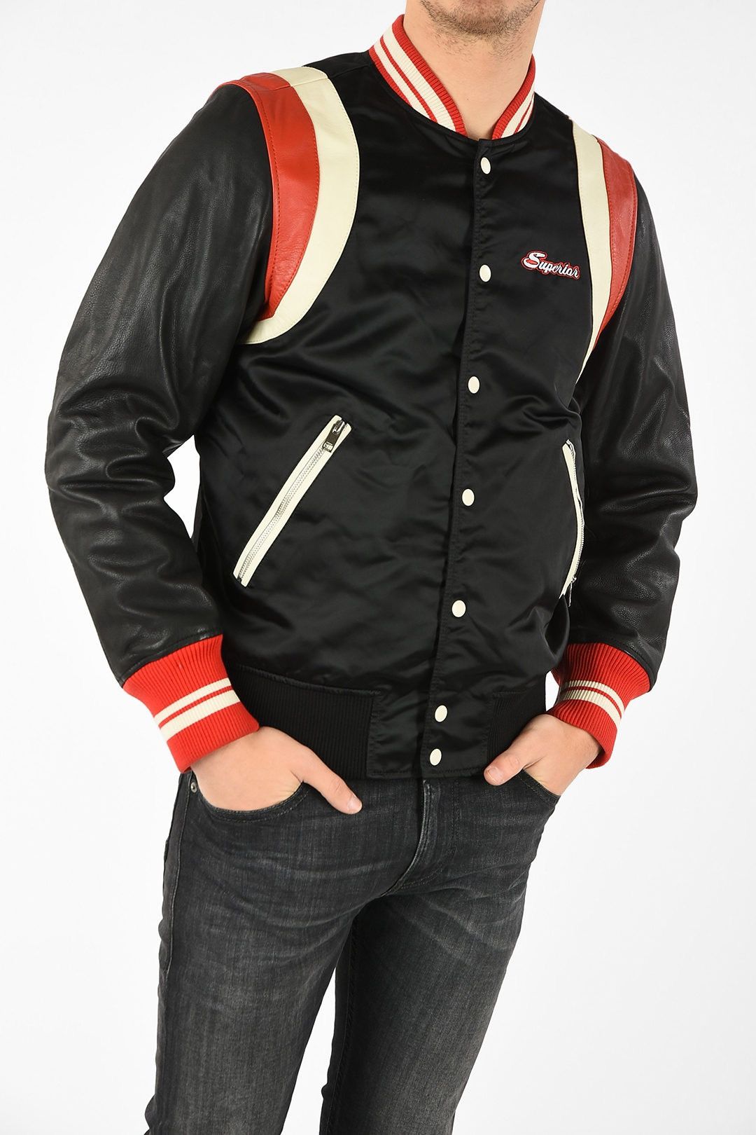 Diesel Diesel L- HARU leather jacket Size US L / EU 52-54 / 3 - 1 Thumbnail