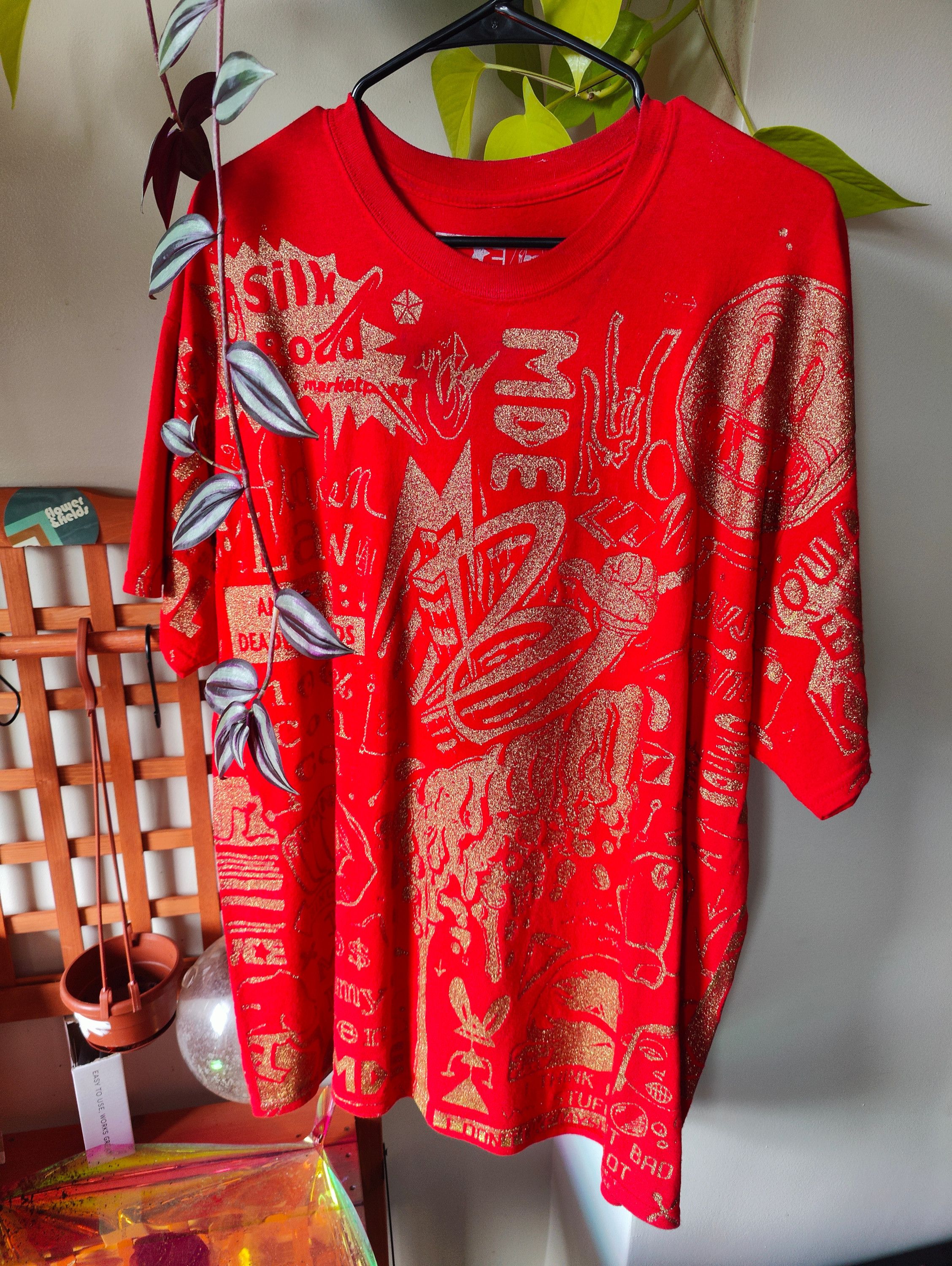 HYDE着 CLOWN DOLMAN SLEEVE TEE Other MDE Sam Hyde Clown Blouse (Limited : Red w/ Gold