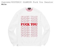 Supreme Fuck Sweater | Grailed