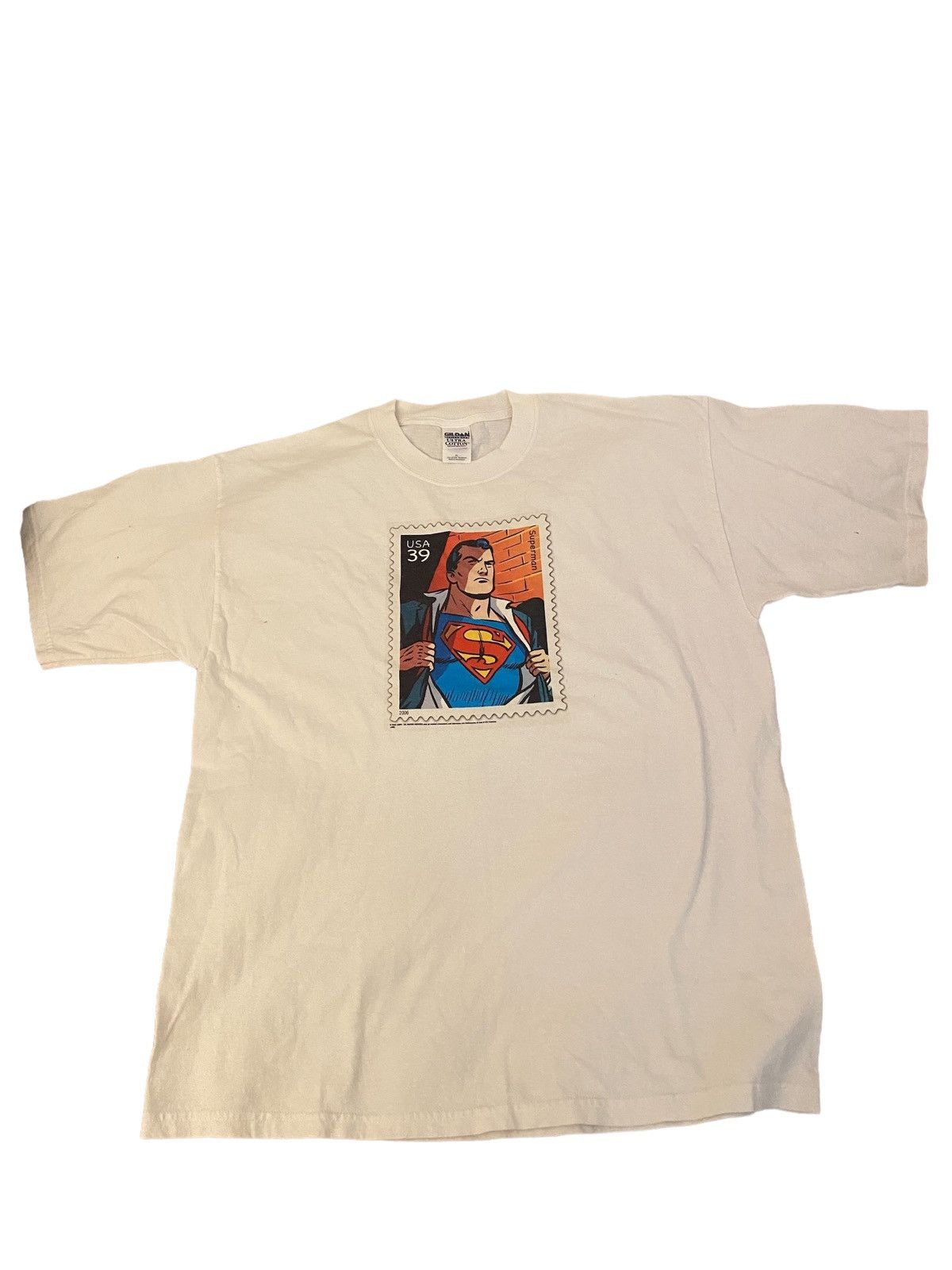 Vintage Style Superman Stamp Style Shirt