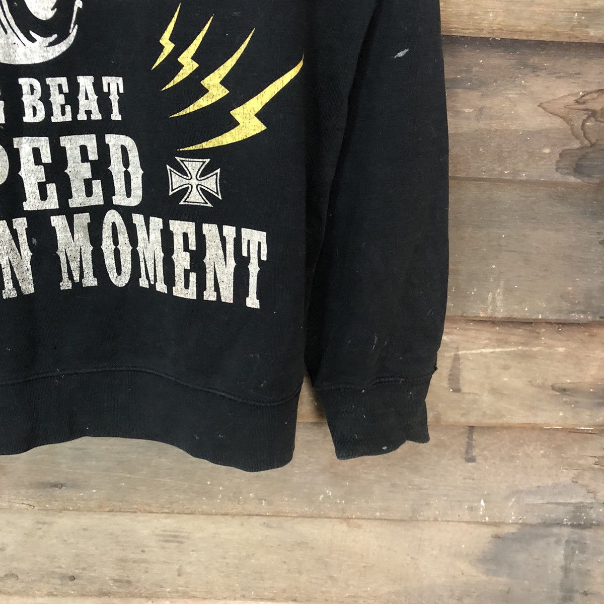Japanese Brand Round Dance speed on Black motor racing Hoodie #3466 Size US M / EU 48-50 / 2 - 6 Thumbnail