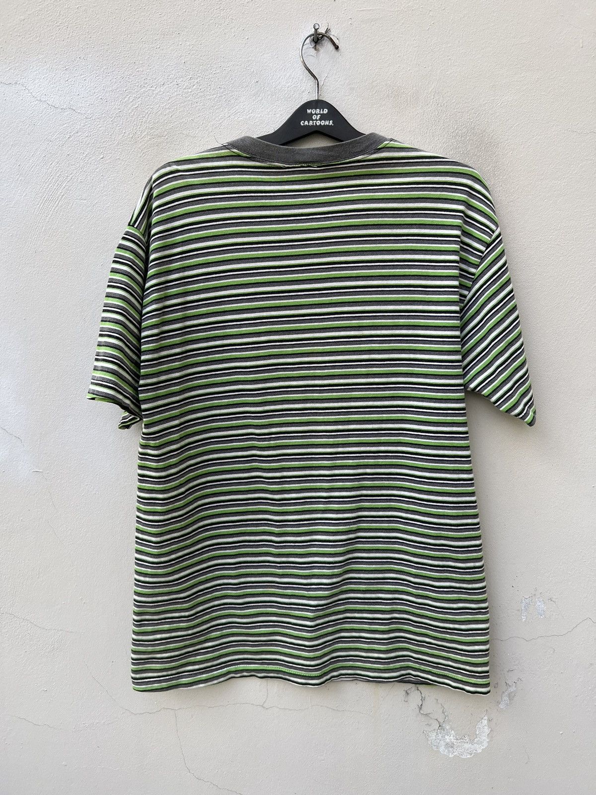 Gotcha × Vintage Vintage 90s GOTCHA Striped tee Grunge Skate Surfing Size US L / EU 52-54 / 3 - 8 Thumbnail