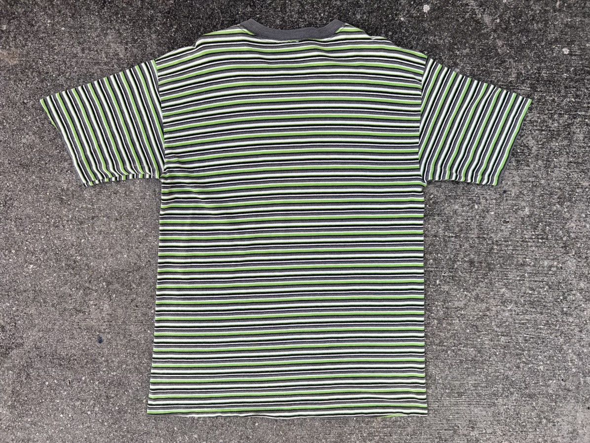Gotcha × Vintage Vintage 90s GOTCHA Striped tee Grunge Skate Surfing Size US L / EU 52-54 / 3 - 2 Thumbnail
