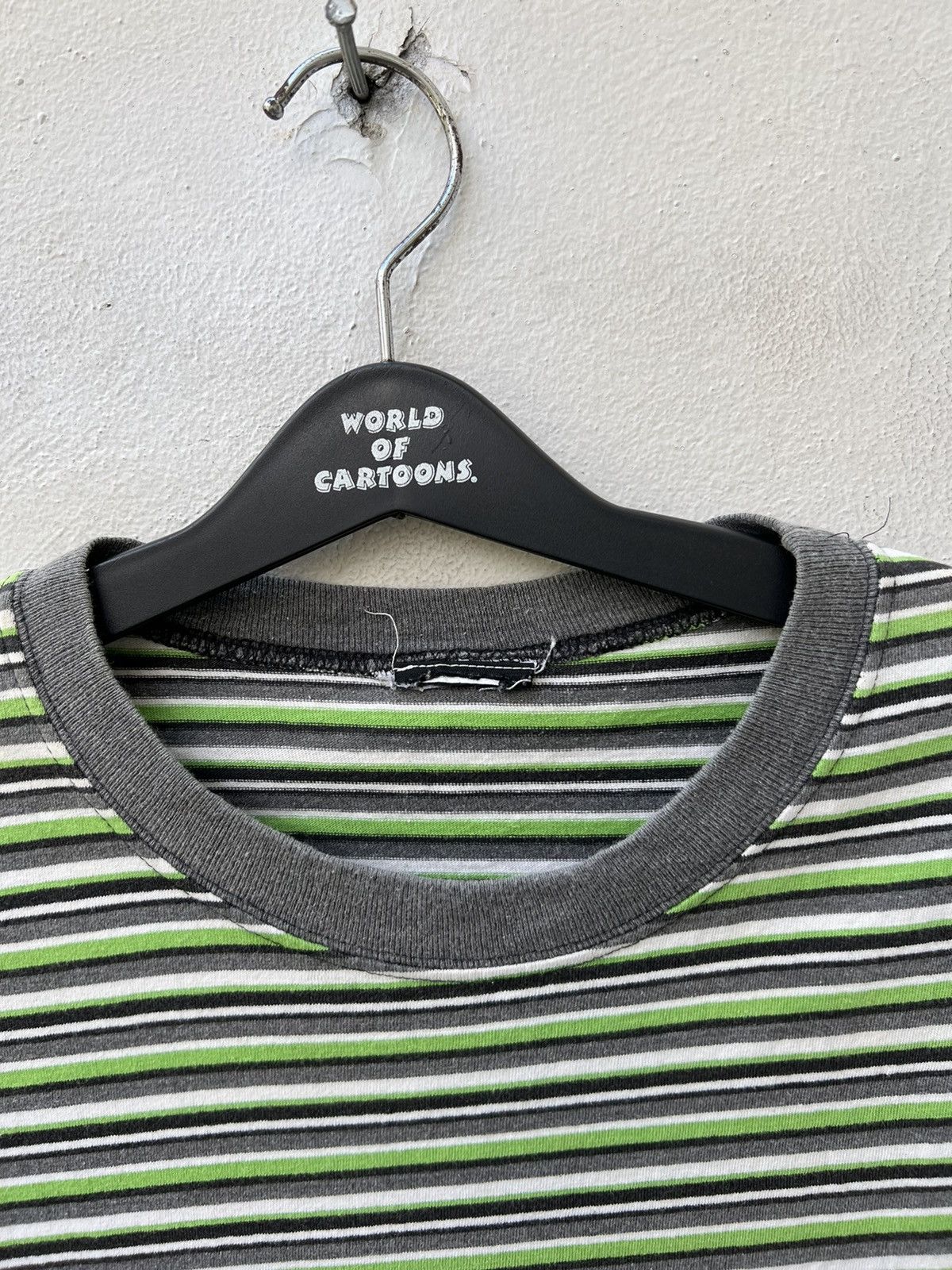 Gotcha × Vintage Vintage 90s GOTCHA Striped tee Grunge Skate Surfing Size US L / EU 52-54 / 3 - 4 Thumbnail