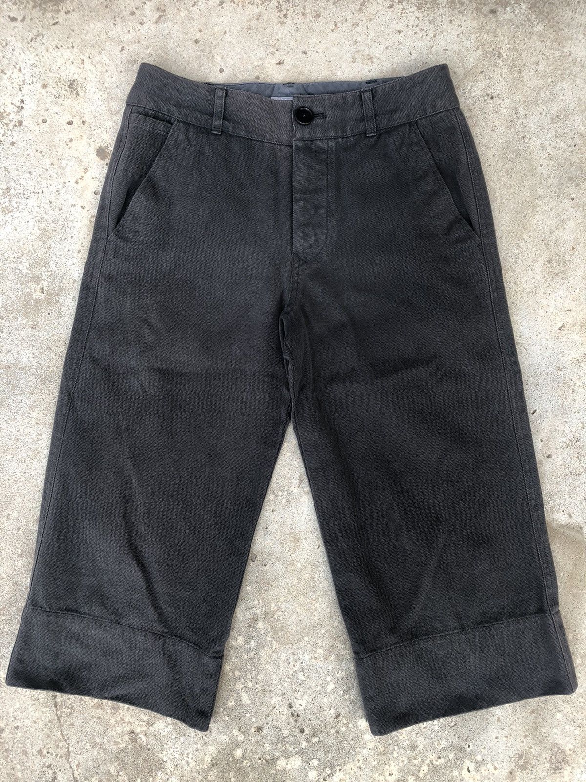 Margaret Howell MARGARET HOWELL Canvas cropped pants Size US 28 / EU 44 - 1 Thumbnail