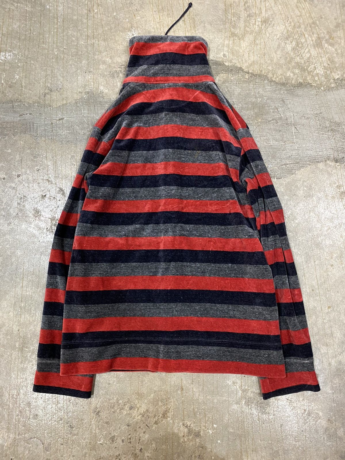45rpm × Japanese Brand × Kapital velour stripe sweater Size S / US 4 / IT 40 - 6 Thumbnail