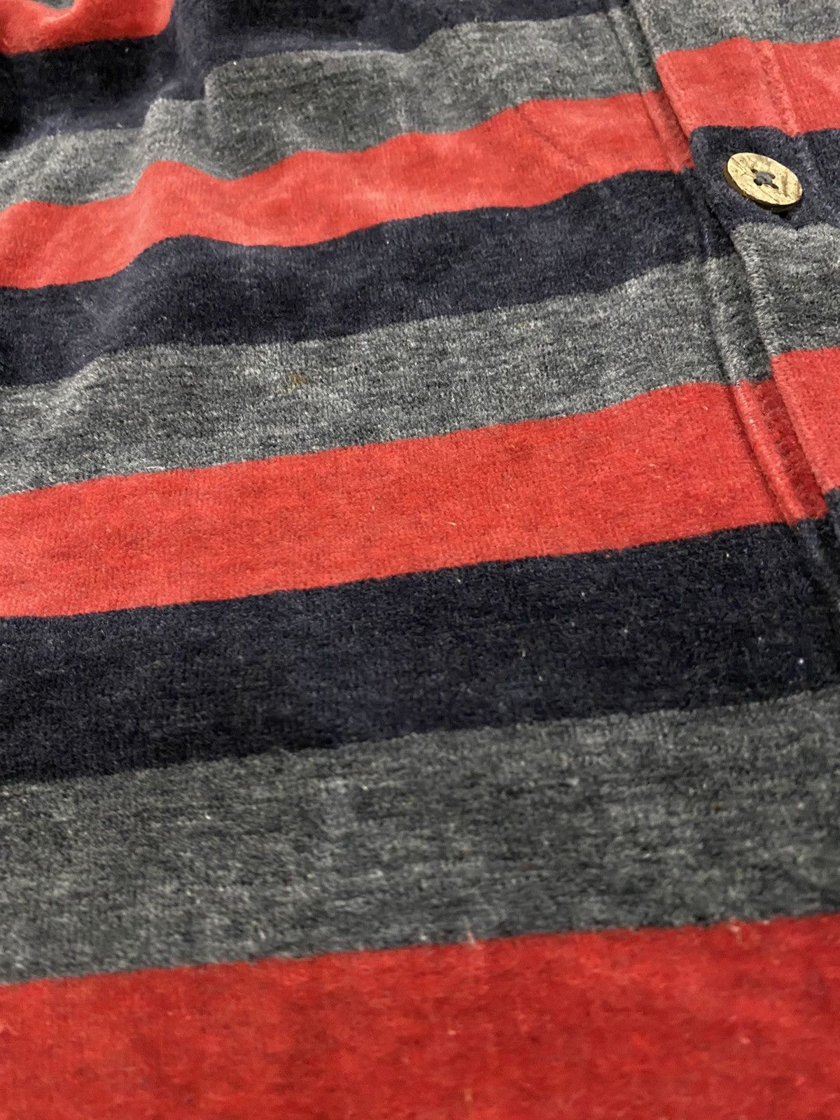 45rpm × Japanese Brand × Kapital velour stripe sweater Size S / US 4 / IT 40 - 5 Thumbnail