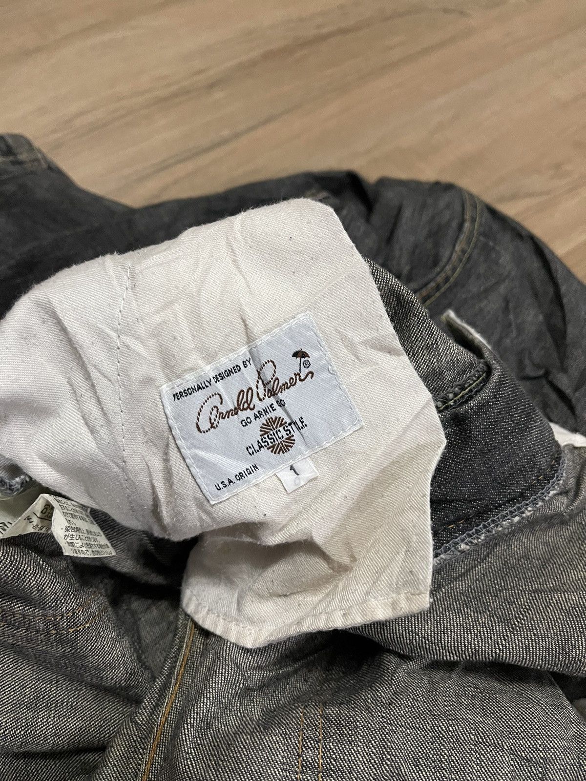 Vintage Vintage Arnold Palmer bondage style denim pants Size US 34 / EU 50 - 4 Thumbnail
