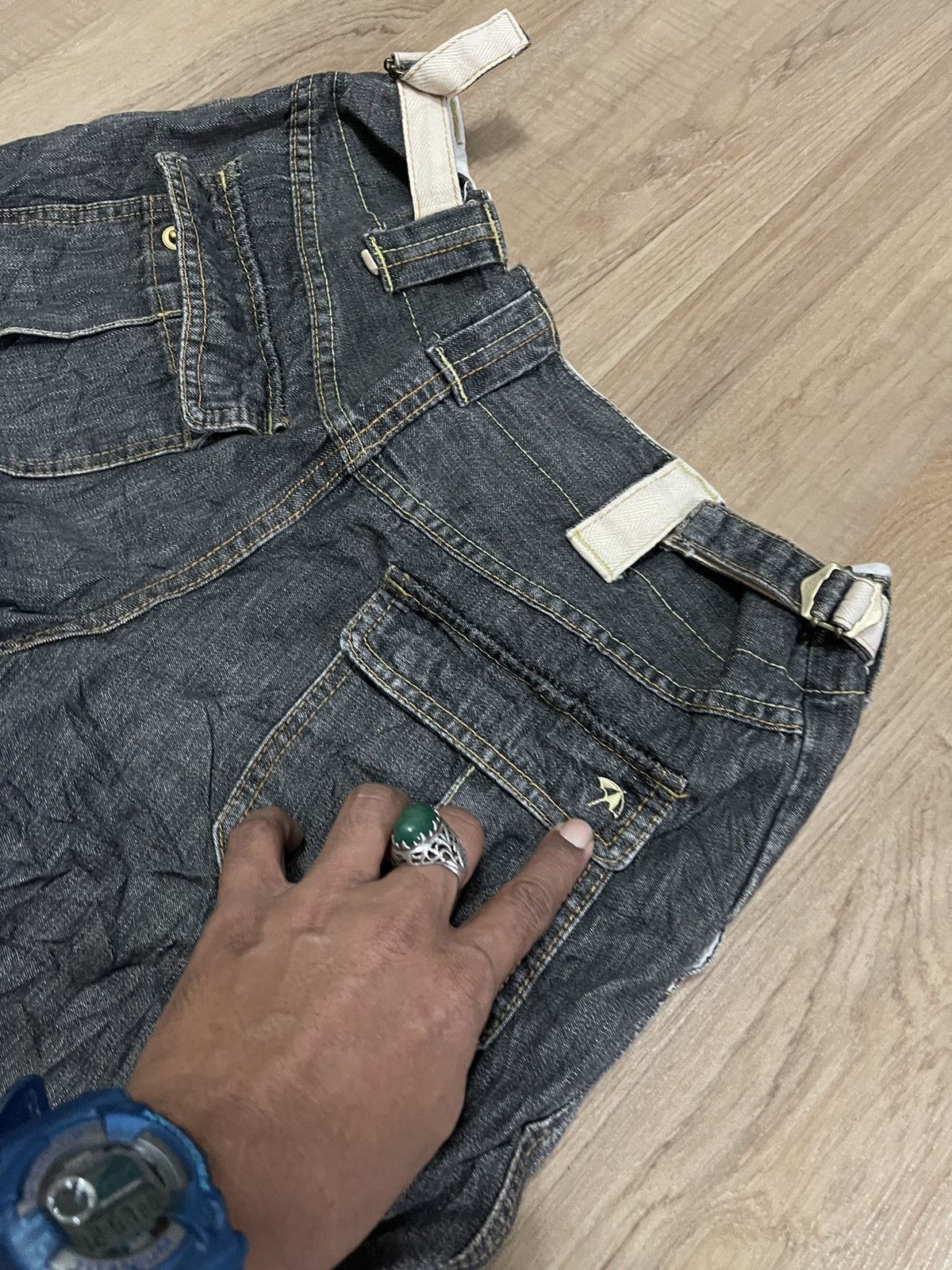 Vintage Vintage Arnold Palmer bondage style denim pants Size US 34 / EU 50 - 7 Thumbnail