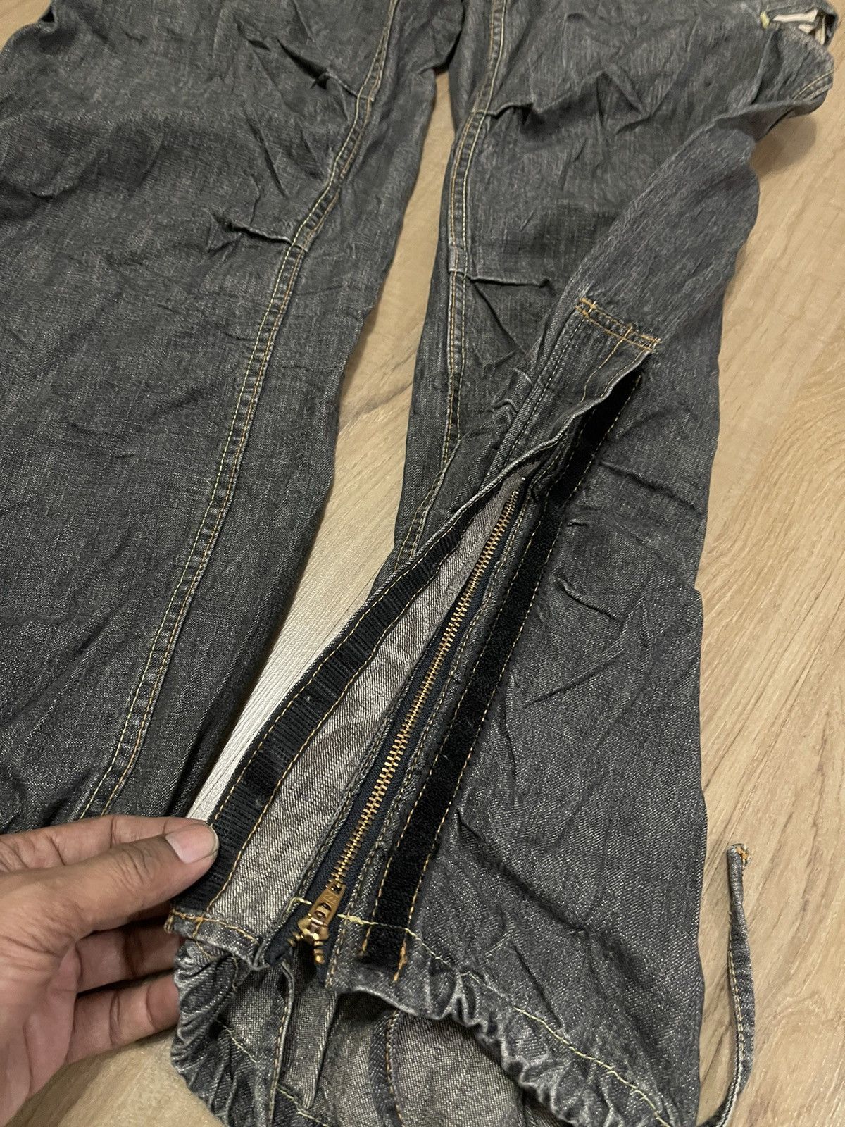 Vintage Vintage Arnold Palmer bondage style denim pants Size US 34 / EU 50 - 3 Thumbnail