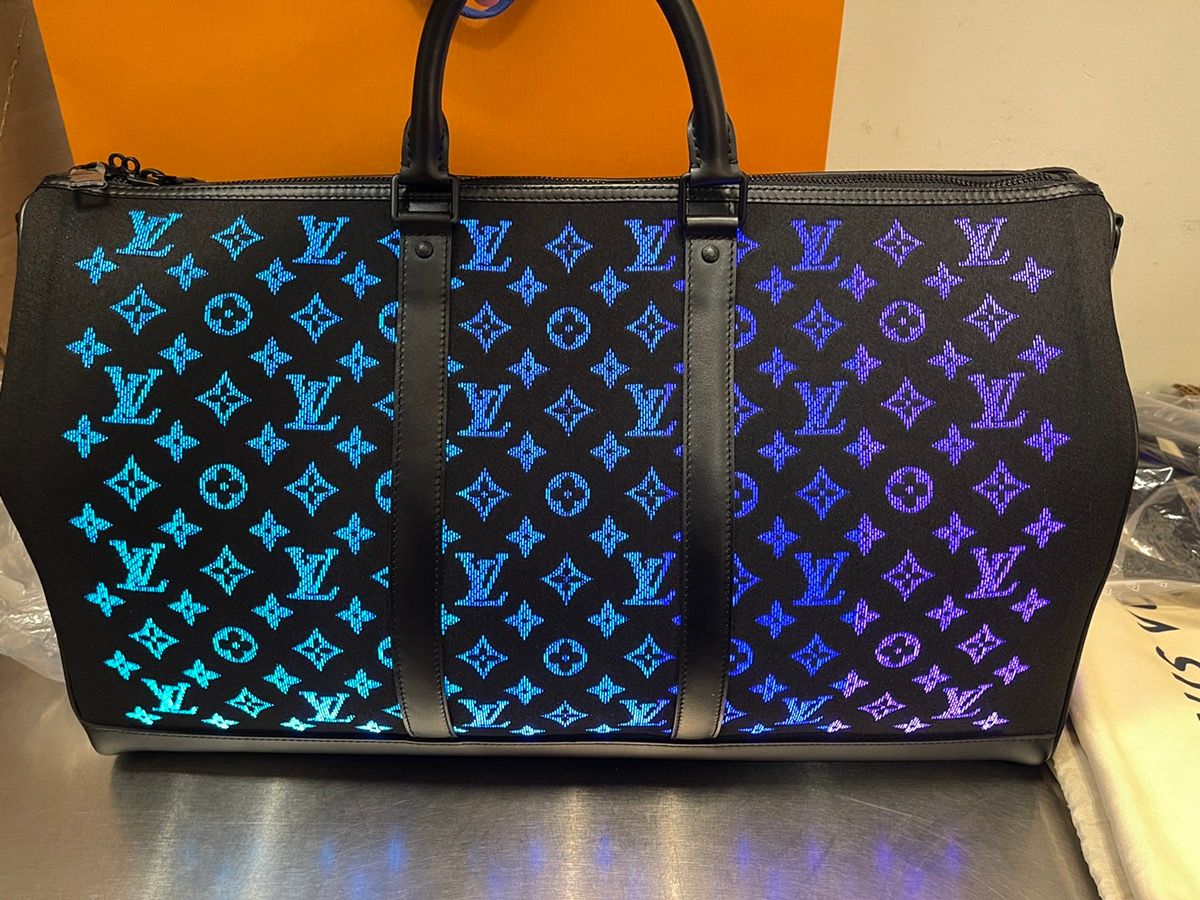 CRAZY $30000 RGB Louis Vuitton Keepall Bag 
