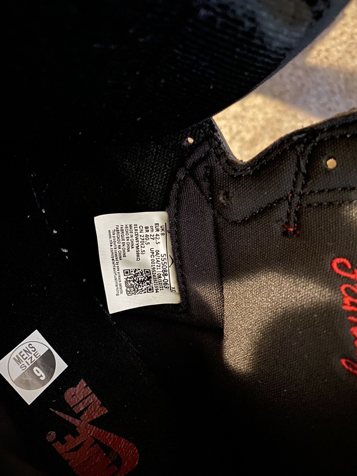 Jordan Brand Jordan 1 Retro High OG Patent Bred Size US 9 / EU 42 - 7 Thumbnail