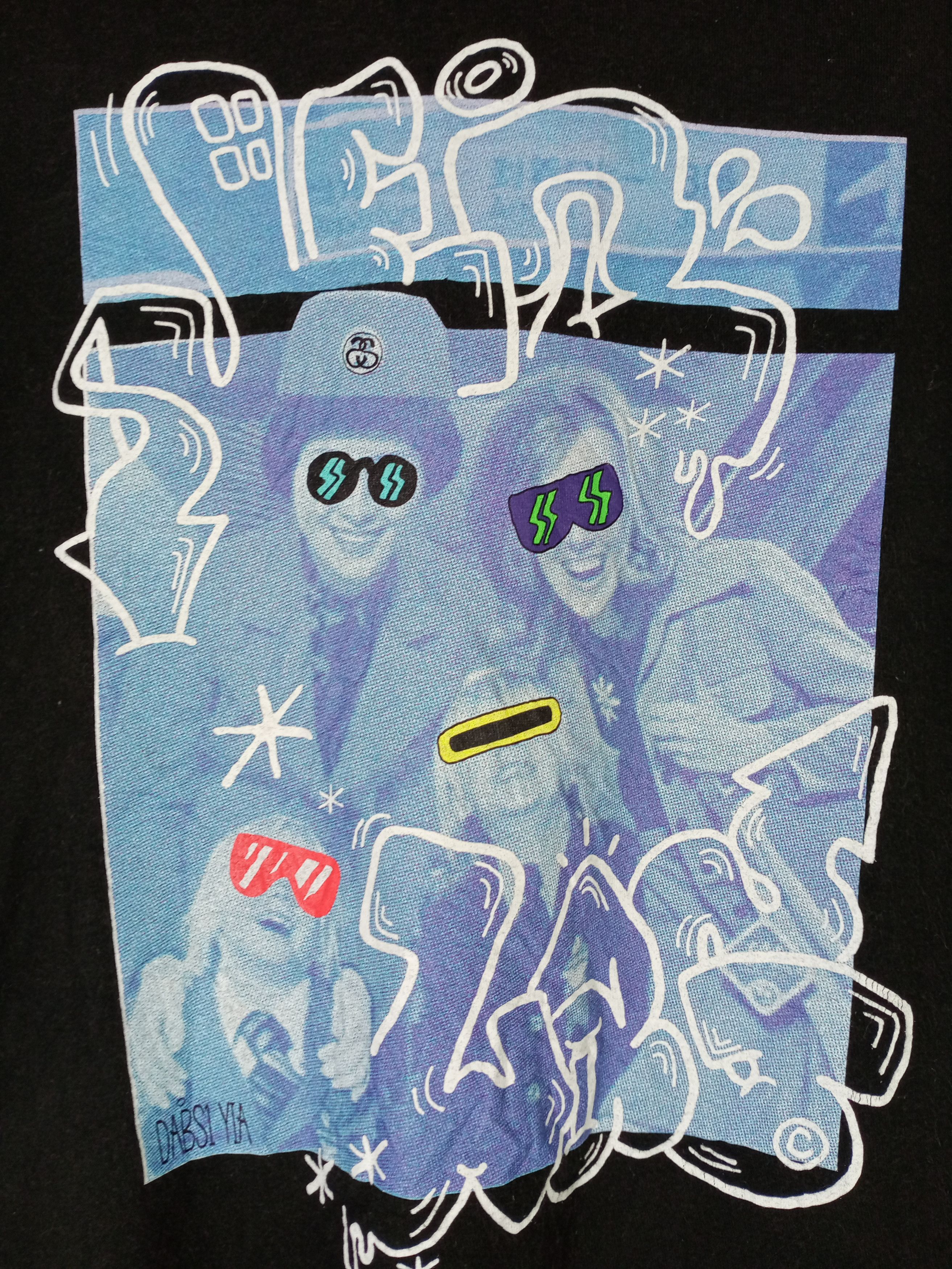 Stussy Rare Vintage Stussy Jet Lag Tour Dasbi Yia Tshirt Size US M / EU 48-50 / 2 - 5 Thumbnail