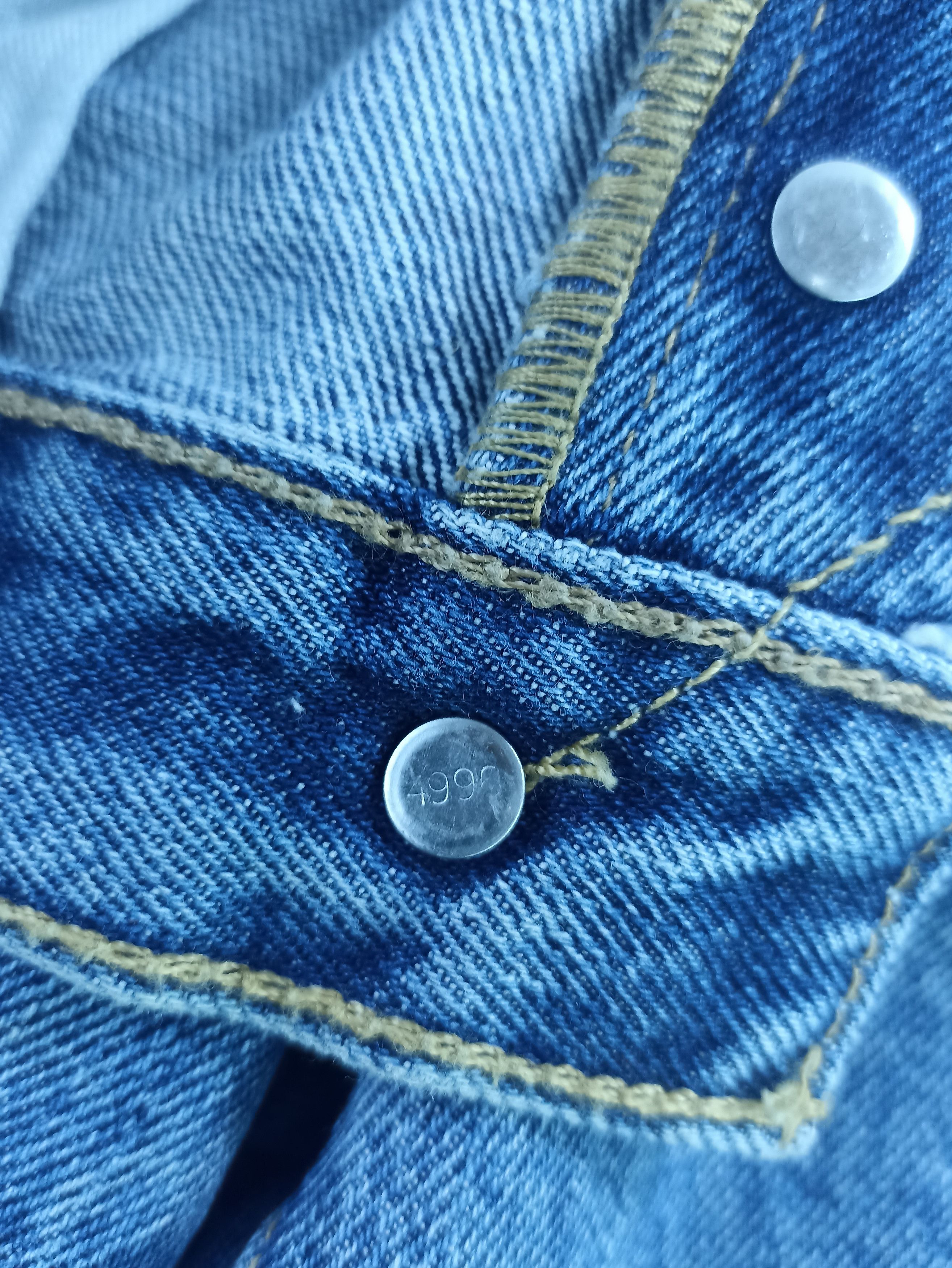 Jean × Levi's × Vintage VINTAGE LEVIS 501 BLUE Wash JEANS -J262 Size US 34 / EU 50 - 4 Thumbnail