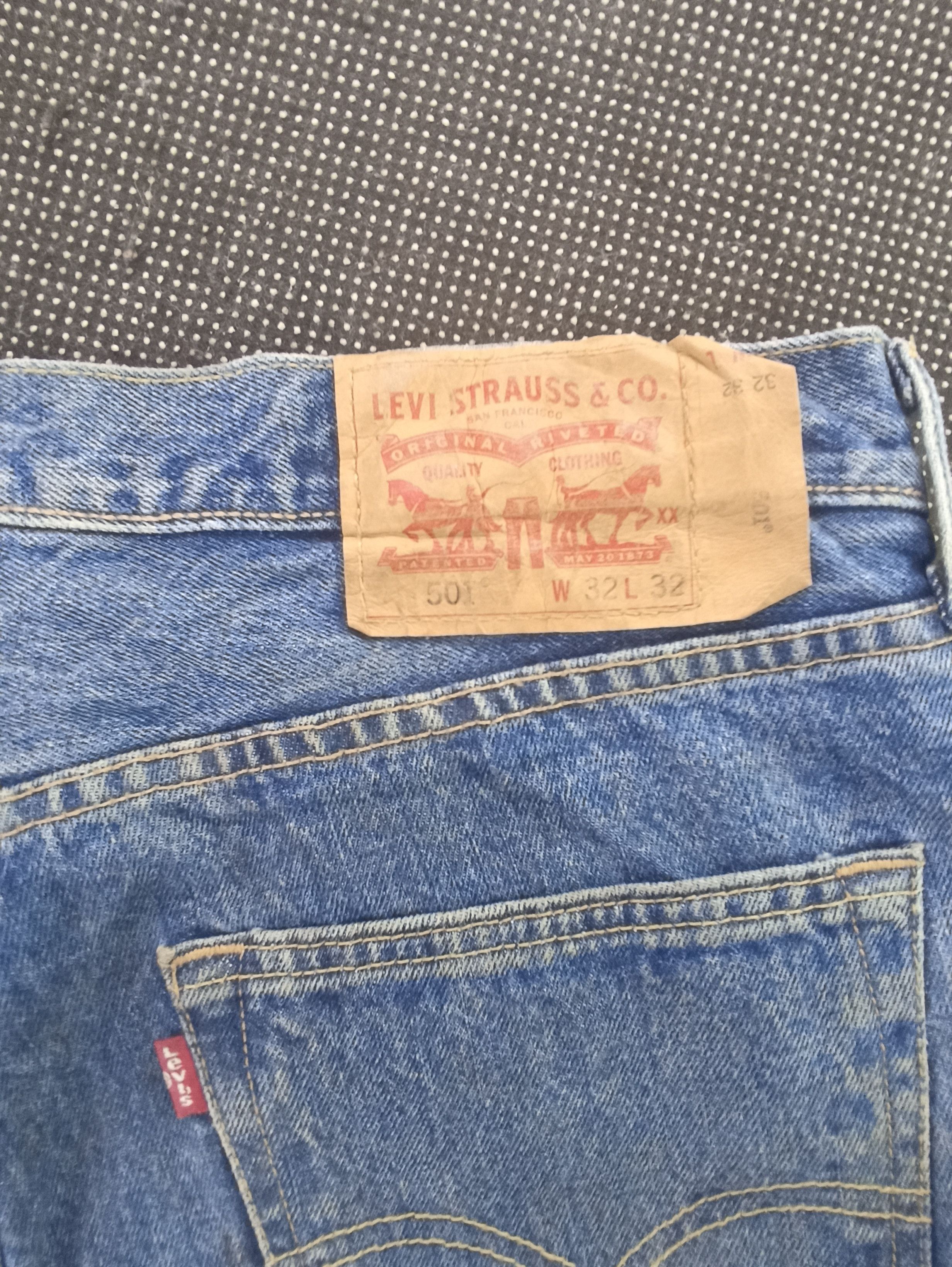 Jean × Levi's × Vintage VINTAGE LEVIS 501 BLUE Wash JEANS -J262 Size US 34 / EU 50 - 9 Thumbnail