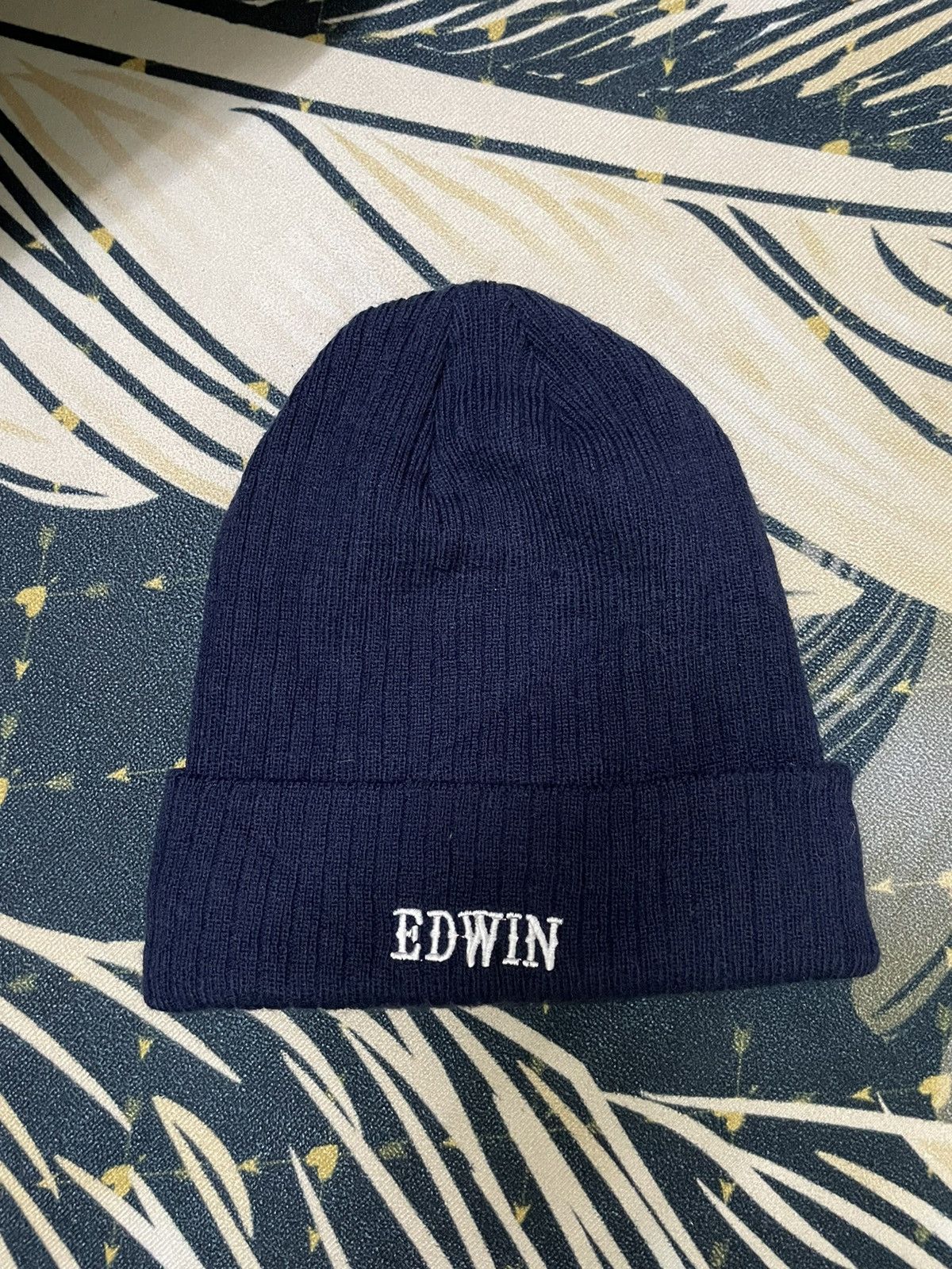 Edwin × Vintage Vintage Edwin Beanie Hats Size ONE SIZE - 3 Thumbnail