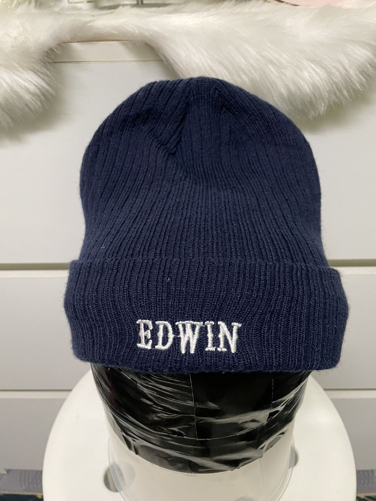 Edwin × Vintage Vintage Edwin Beanie Hats Size ONE SIZE - 1 Thumbnail