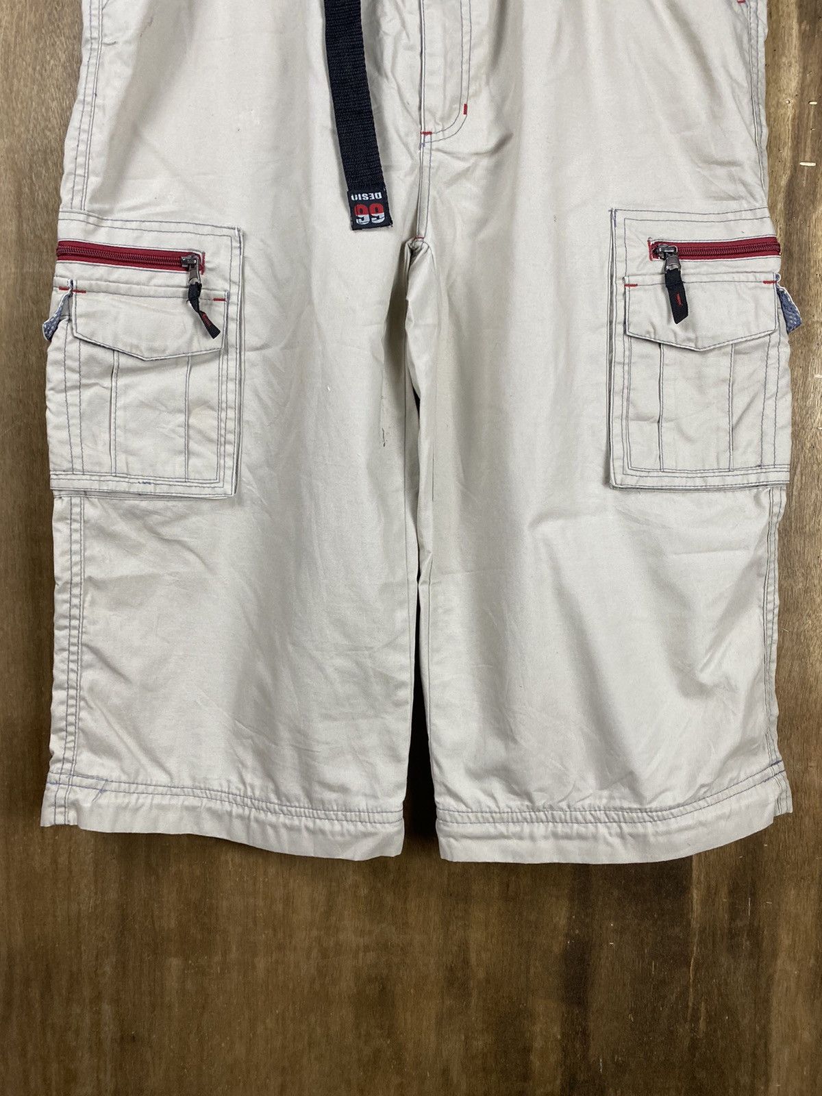 Japanese Brand × Vintage Japanese 3/4 short Cargo Pants #2626 Size US 30 / EU 46 - 3 Thumbnail