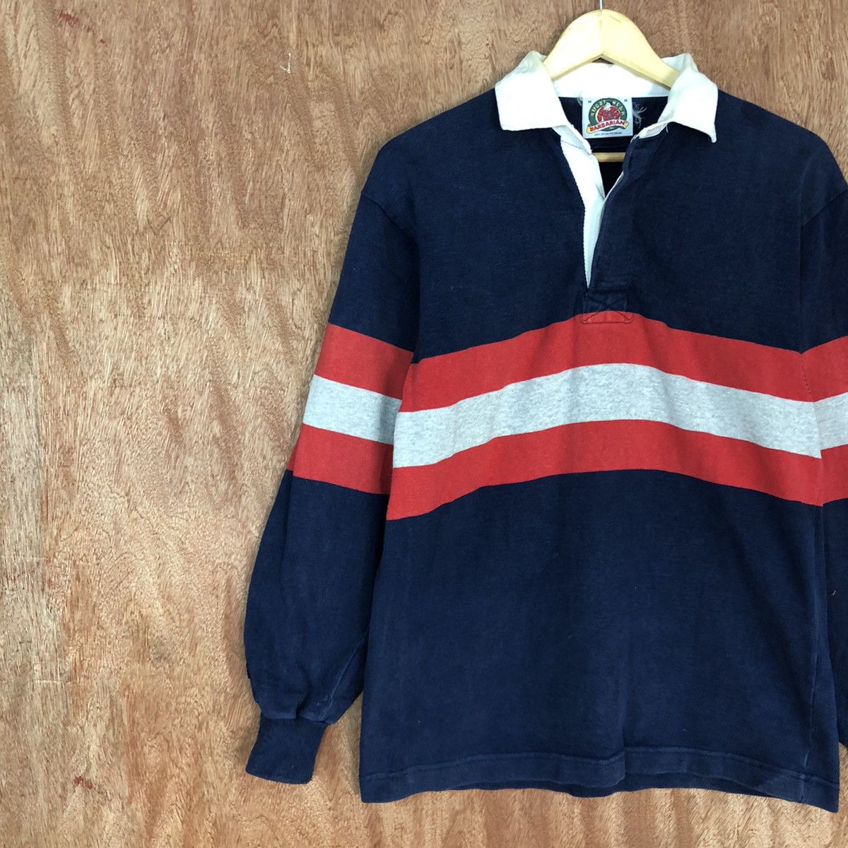 Barbarian Barbarian rugby Dark Blue sweatshirt #H414 Size US M / EU 48-50 / 2 - 7 Thumbnail