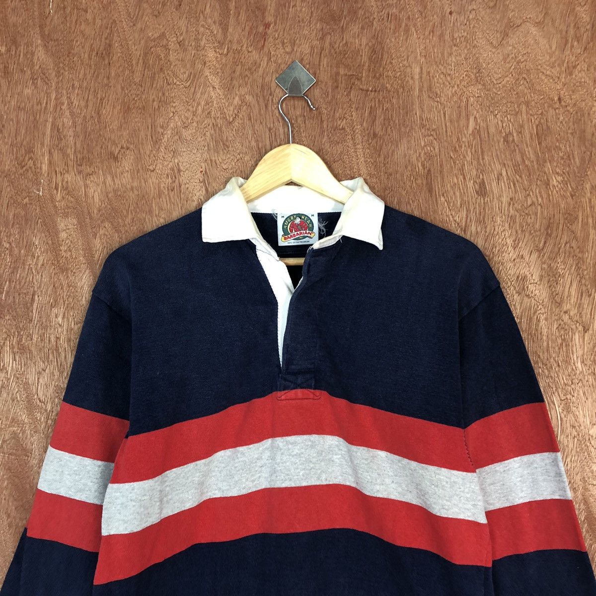 Barbarian Barbarian rugby Dark Blue sweatshirt #H414 Size US M / EU 48-50 / 2 - 2 Thumbnail