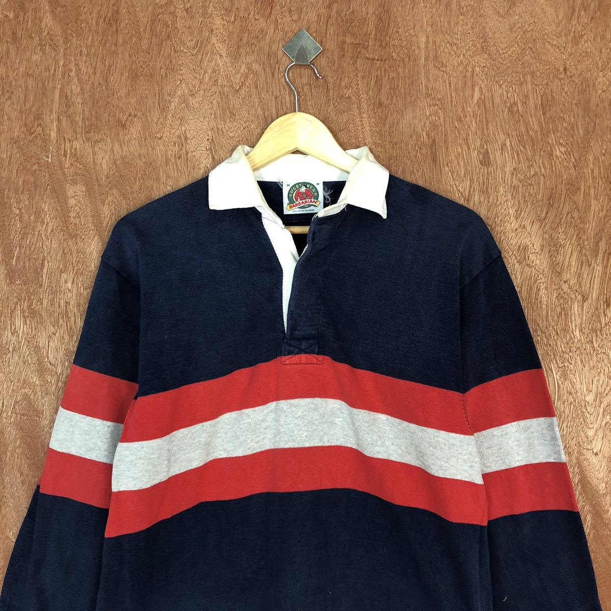 Barbarian Barbarian rugby Dark Blue sweatshirt #H414 Size US M / EU 48-50 / 2 - 9 Thumbnail