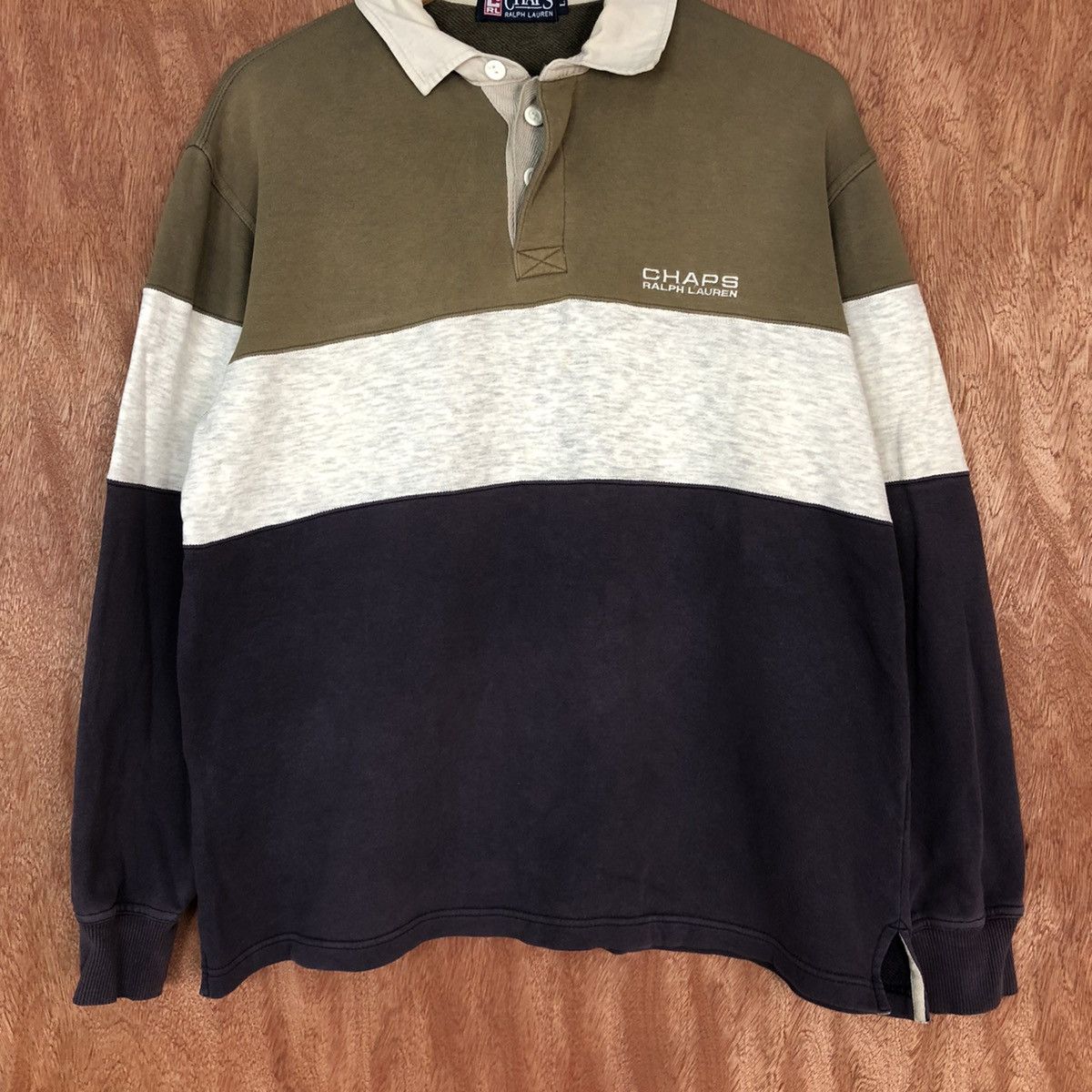 Chaps Ralph Lauren Chaps Ralph Lauren sweatshirt Button Up Tshirt #H412 Size US L / EU 52-54 / 3 - 8 Thumbnail