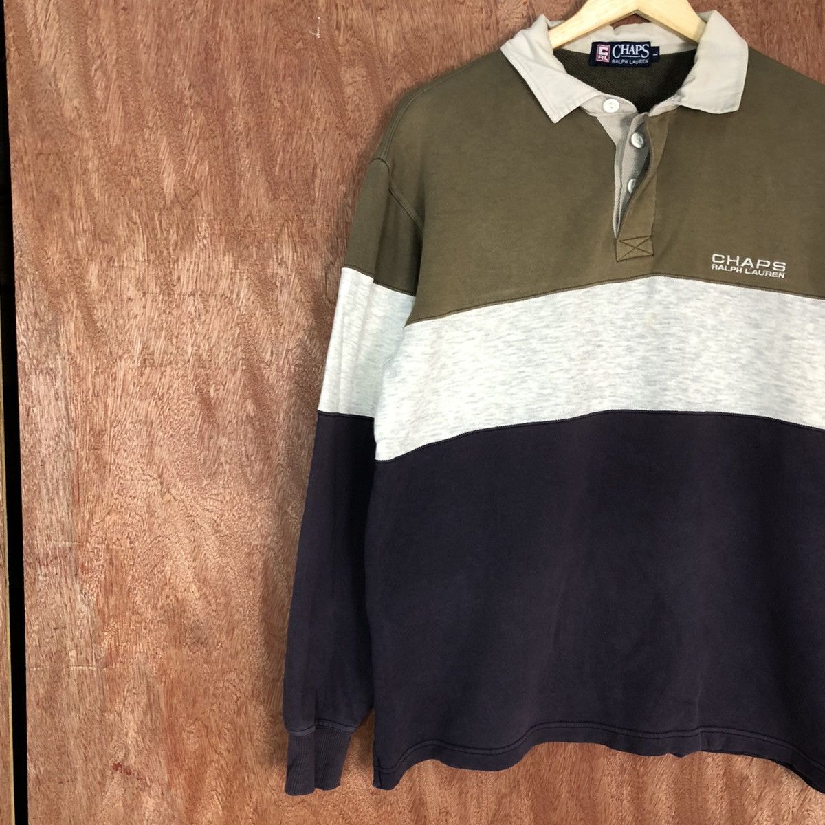 Chaps Ralph Lauren Chaps Ralph Lauren sweatshirt Button Up Tshirt #H412 Size US L / EU 52-54 / 3 - 7 Thumbnail