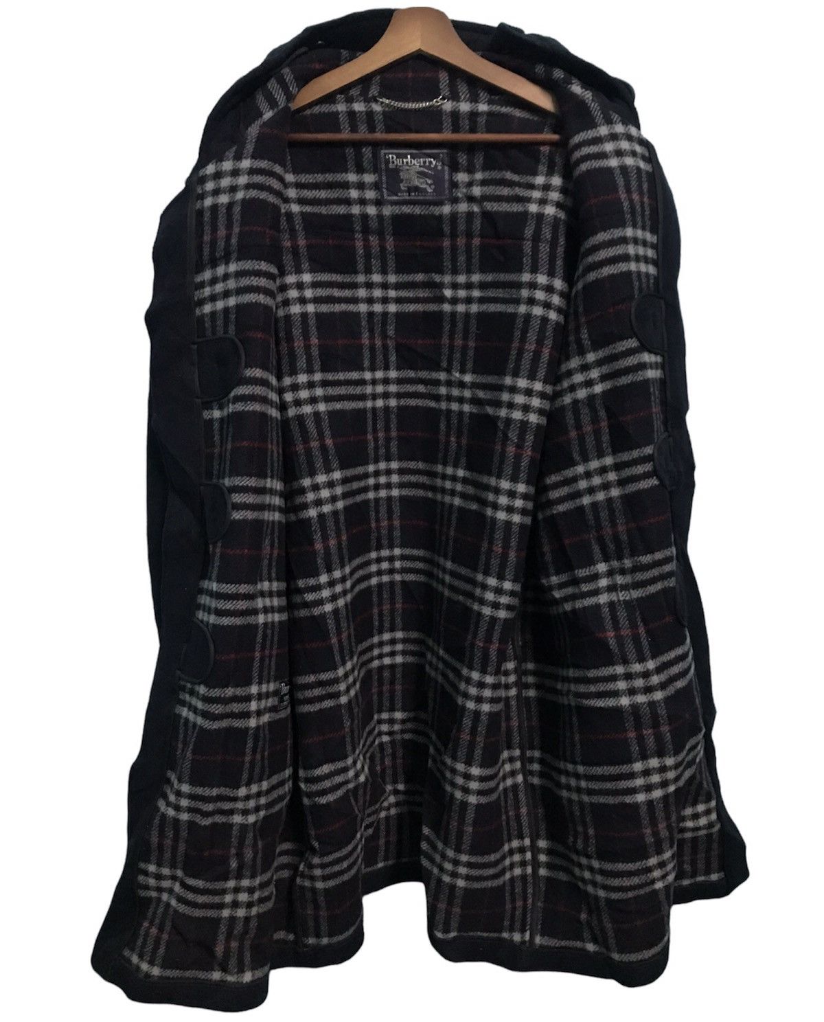 Burberry Burberrys Made in England Wool Duffle Long Jacket Size US L / EU 52-54 / 3 - 3 Thumbnail