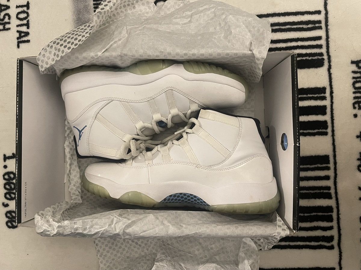 Jordan Brand Air Jordan 11 Retro 2014 Legend Blue 2014 Size US 10.5 / EU 43-44 - 11 Thumbnail