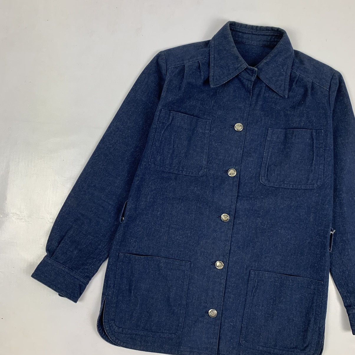 Japanese Brand × Vintage Vintage Japanese Brand Button Denim Jacket Size US M / EU 48-50 / 2 - 2 Thumbnail