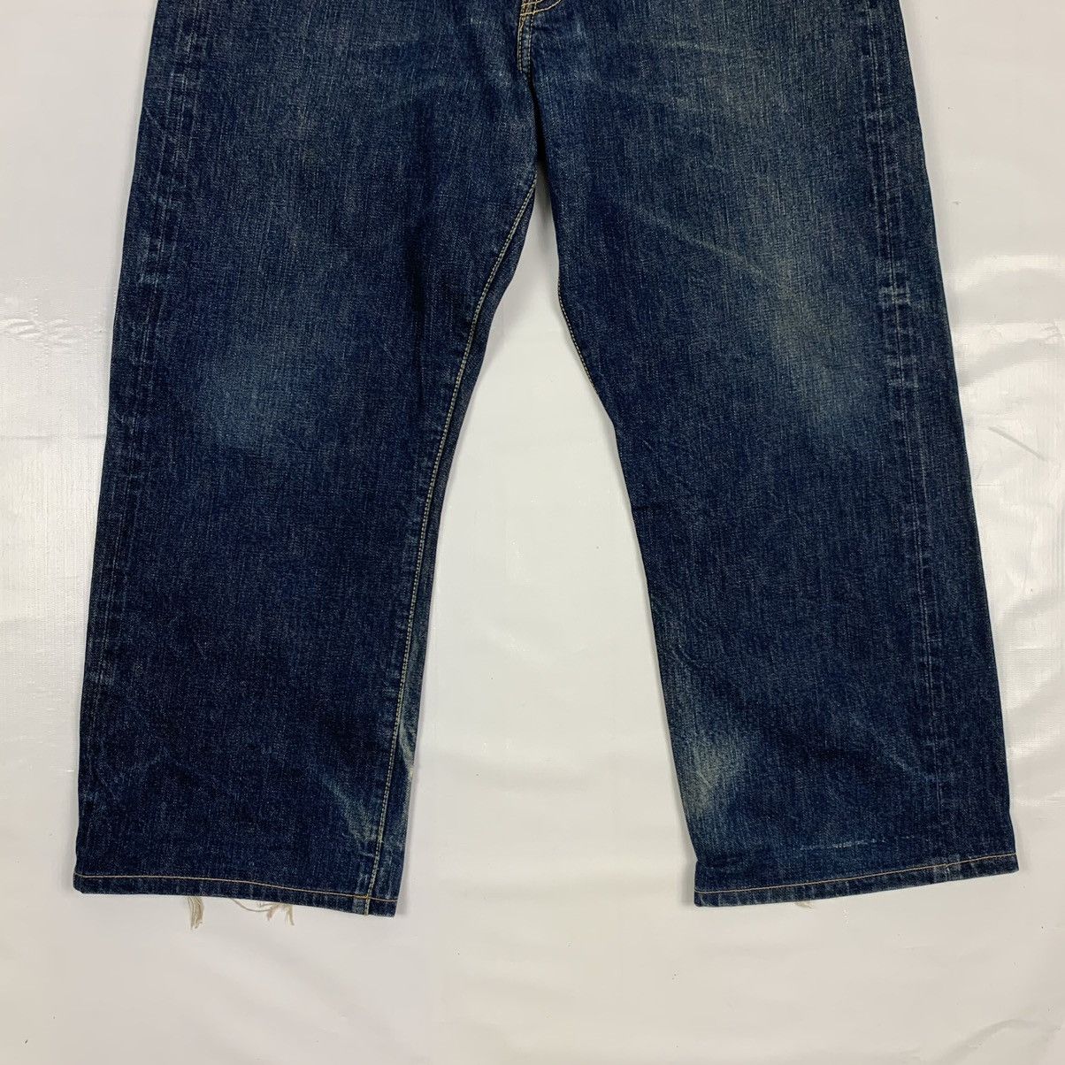 Japanese Brand Vintage Tenderloin Cropped Selvedge Denim Jeans Pants Size US 33 - 5 Thumbnail