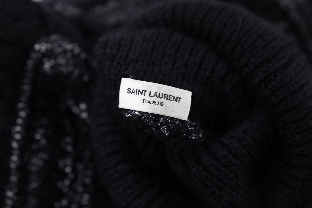Saint Laurent Paris Saint Laurent Wool Mohair Roll Neck Knit Size US M / EU 48-50 / 2 - 9 Thumbnail