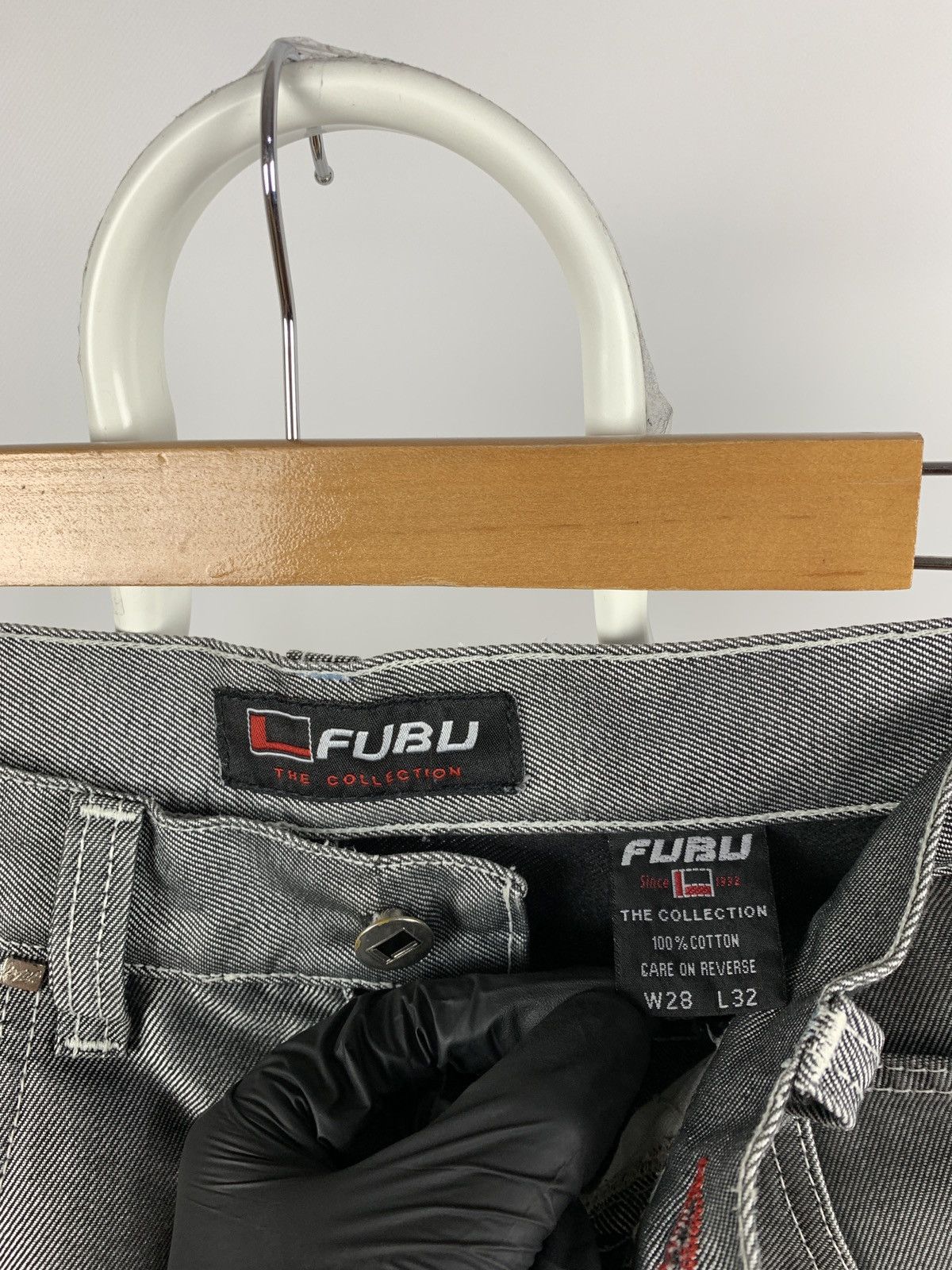 Fubu Vintage Fubu Cargo Grey Shorts Rap Style Size US 28 / EU 44 - 22 Thumbnail