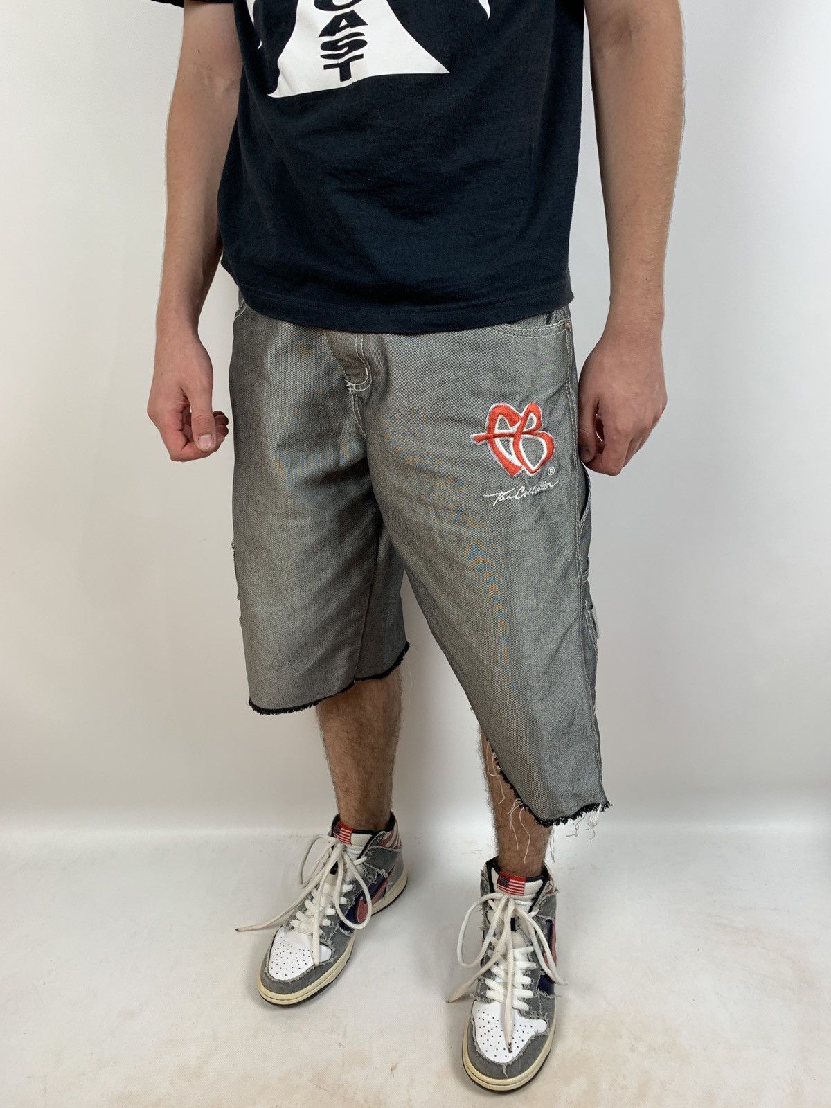 Fubu Vintage Fubu Cargo Grey Shorts Rap Style Size US 28 / EU 44 - 4 Thumbnail