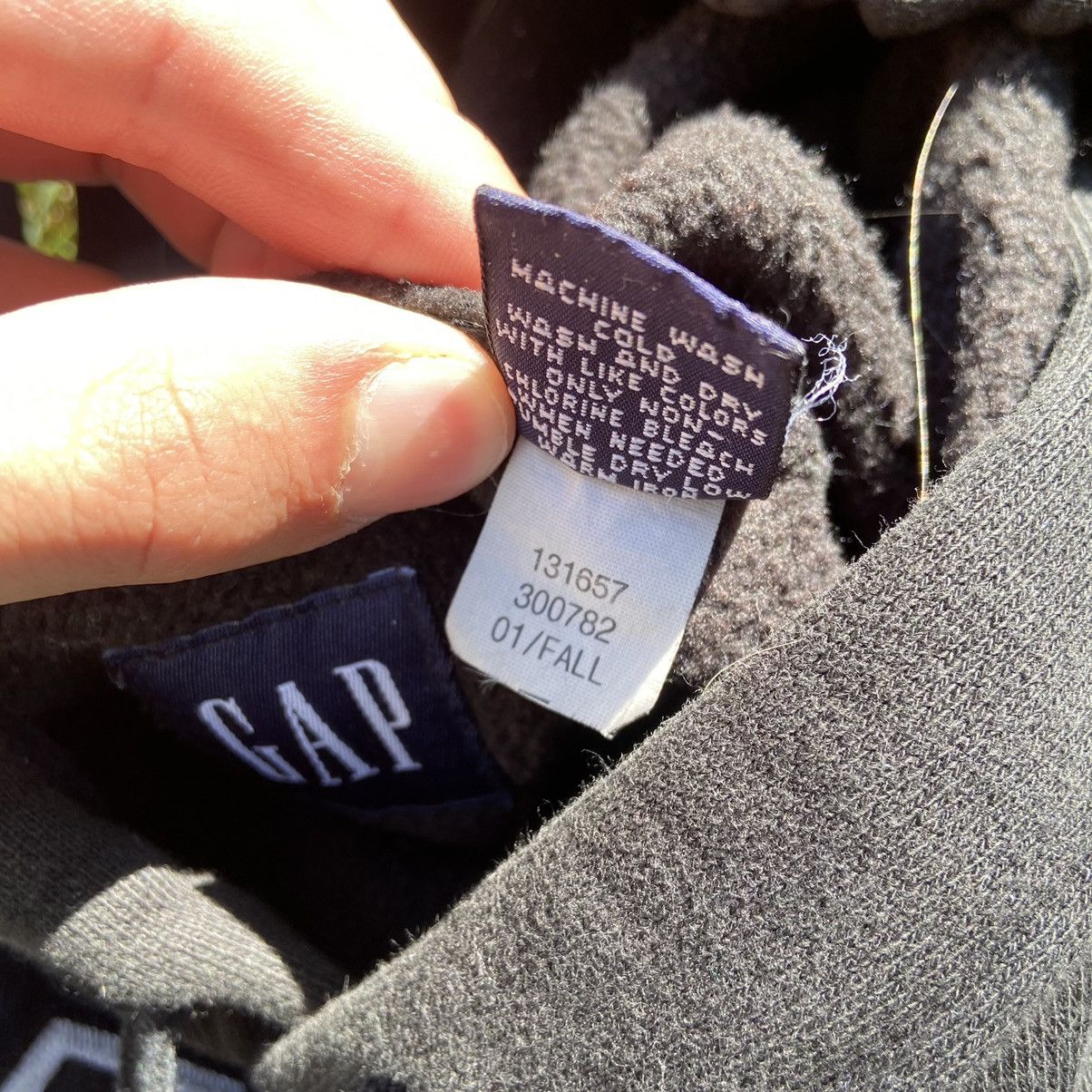Gap × Vintage Vintage 2001 Gap Spellout Arc Hoodie Size US XL / EU 56 / 4 - 2 Thumbnail
