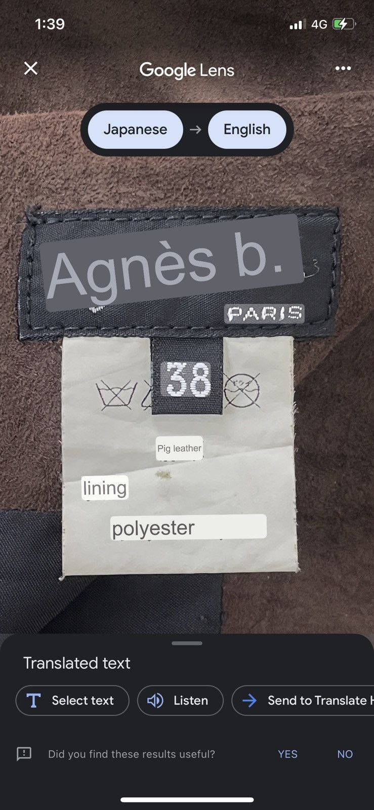agnes b. Agnes b pig skin skirt Size 32" / US 10 / IT 46 - 5 Thumbnail