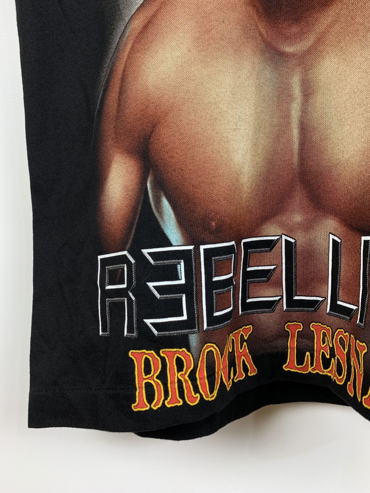 Vintage Vintage Brock Lesnar Rebellion WWE Single Stitch T-Shirt Size US S / EU 44-46 / 1 - 9 Thumbnail