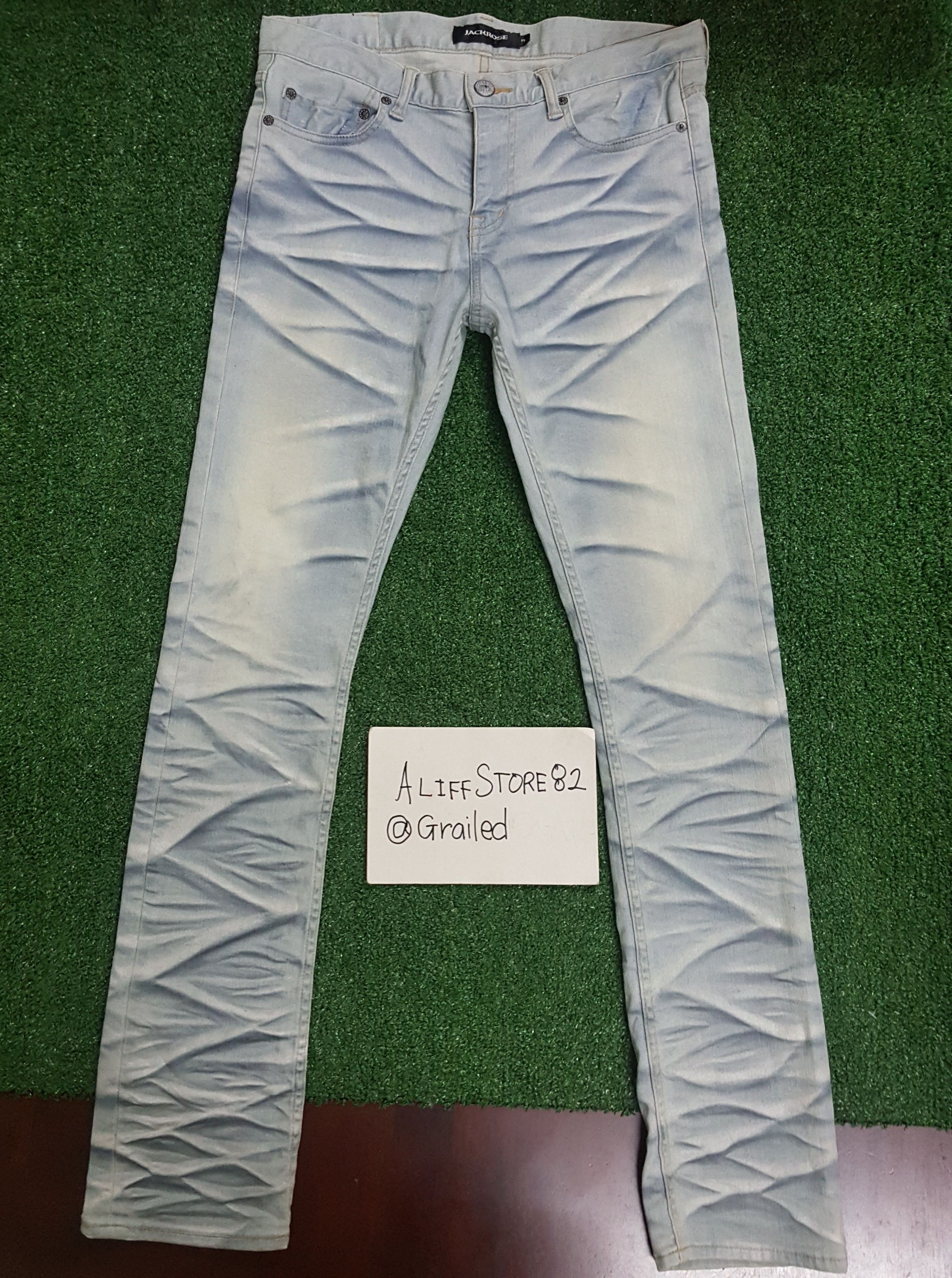 JACKROSE !LastDrop! Jack Rose Skinny Fit Stretch Denim Pants Size US 32 / EU 48 - 1 Thumbnail