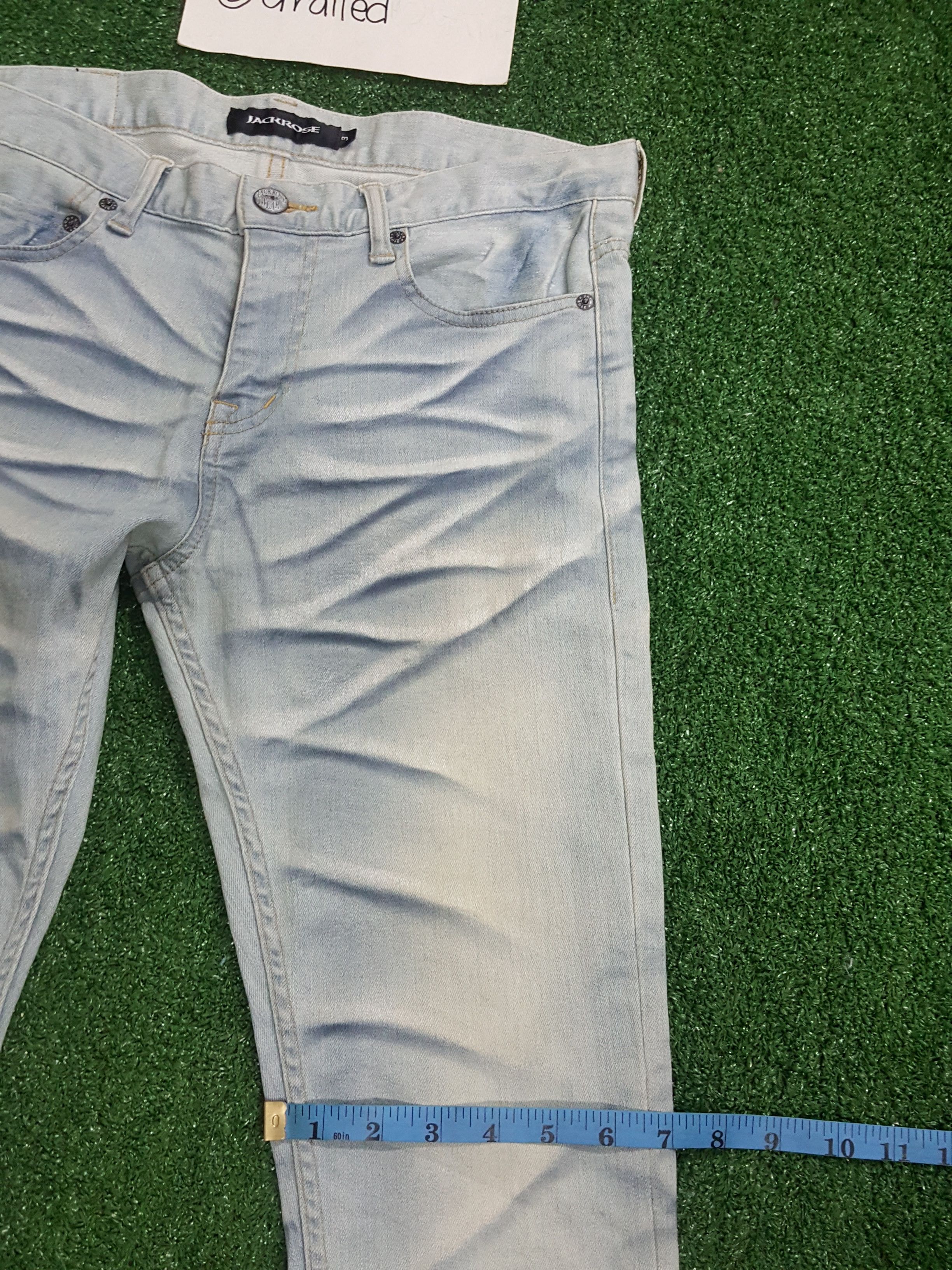 JACKROSE !LastDrop! Jack Rose Skinny Fit Stretch Denim Pants Size US 32 / EU 48 - 6 Thumbnail