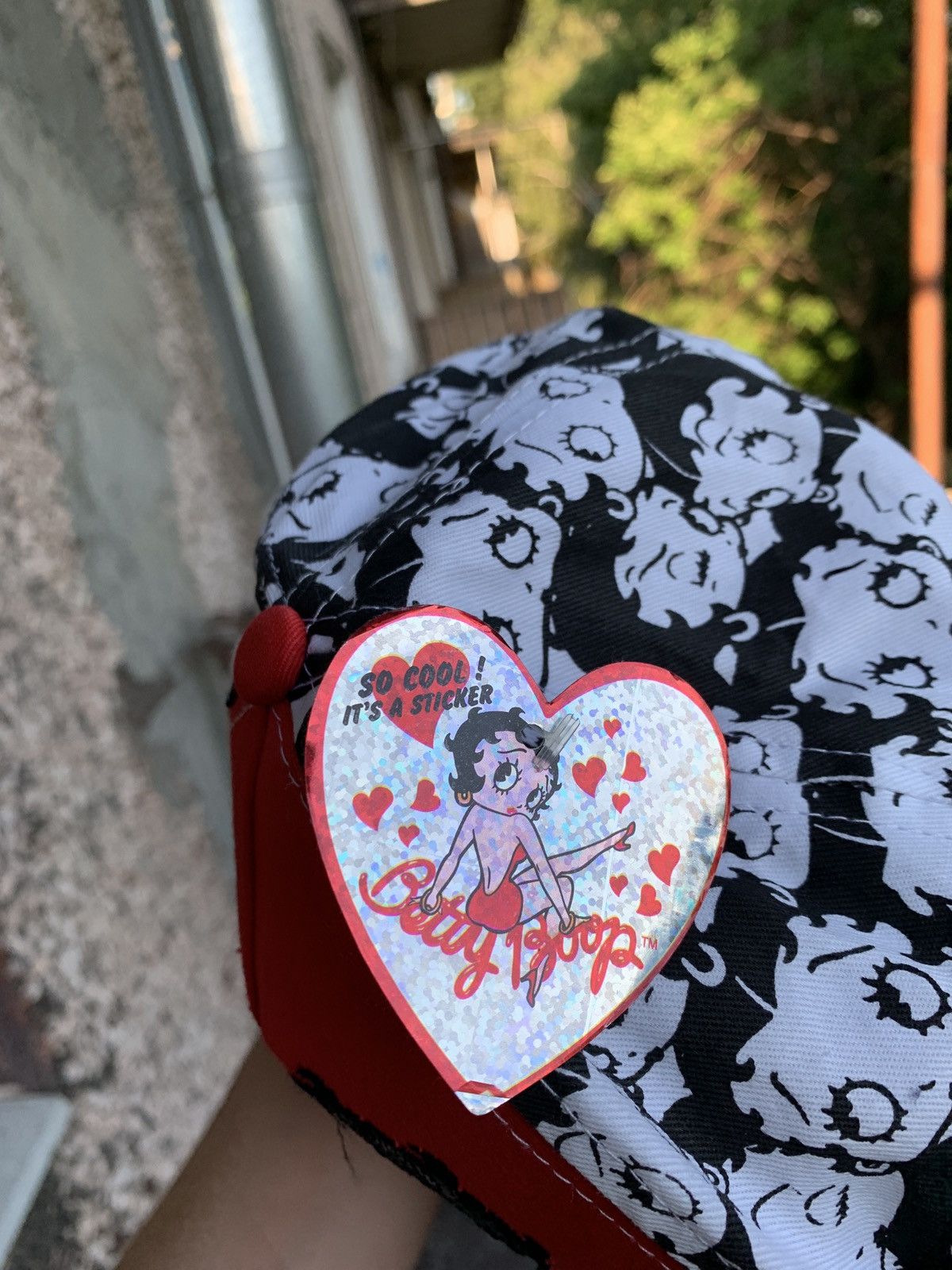 Cartoon Network 2010 Vintage Betty Boop Red Cap Hat Size ONE SIZE - 10 Thumbnail
