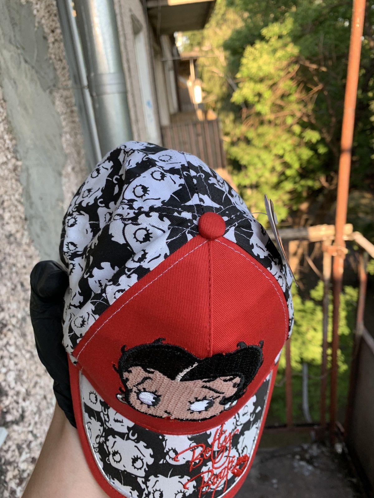 Cartoon Network 2010 Vintage Betty Boop Red Cap Hat Size ONE SIZE - 6 Thumbnail