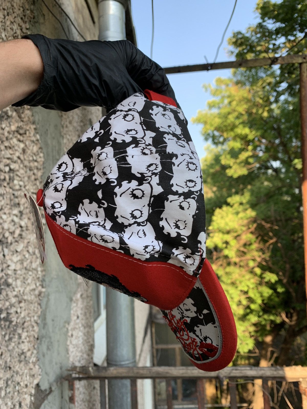 Cartoon Network 2010 Vintage Betty Boop Red Cap Hat Size ONE SIZE - 5 Thumbnail
