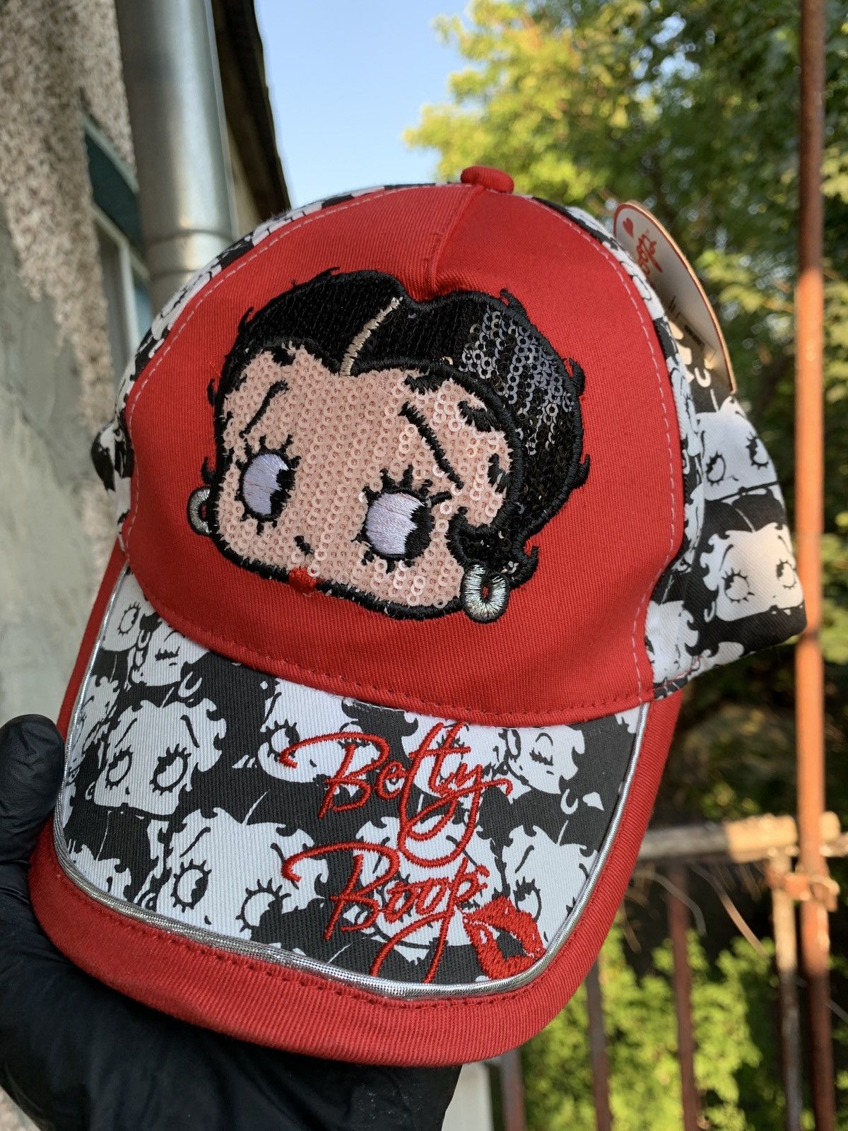 Cartoon Network 2010 Vintage Betty Boop Red Cap Hat Size ONE SIZE - 3 Thumbnail