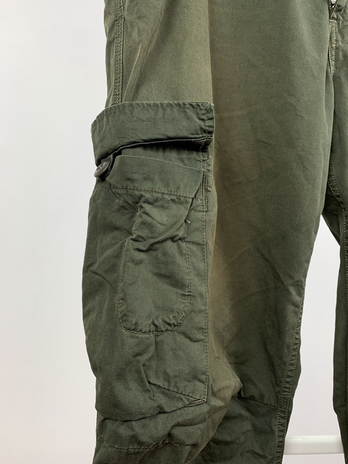 Carhartt Vintage Carhartt Faded Khaki Cargo Thrift Pants Travis Style Size US 36 / EU 52 - 18 Thumbnail